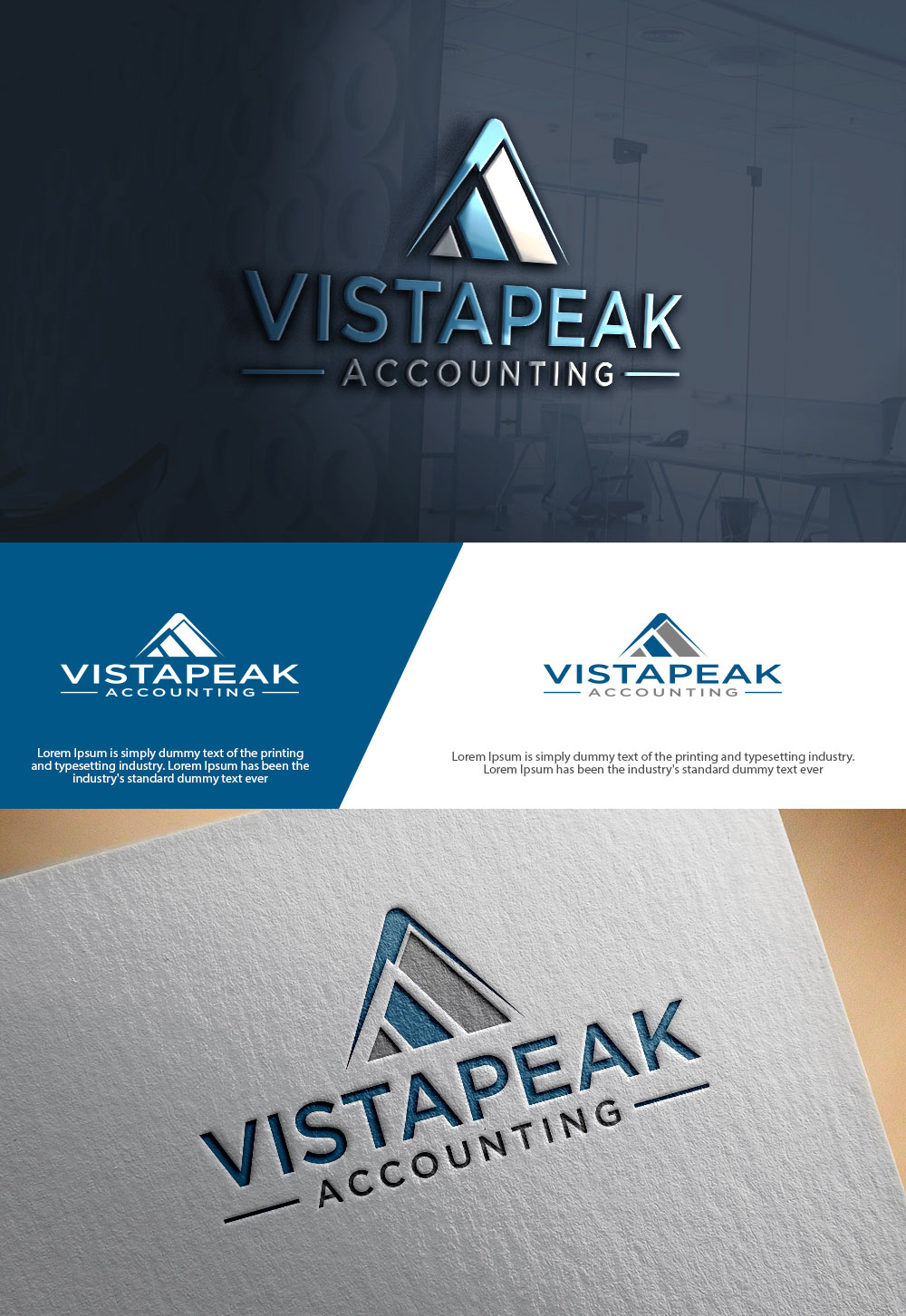 Logo Design by sulemani  creation for Vistapeak Accounting | Design #36011756