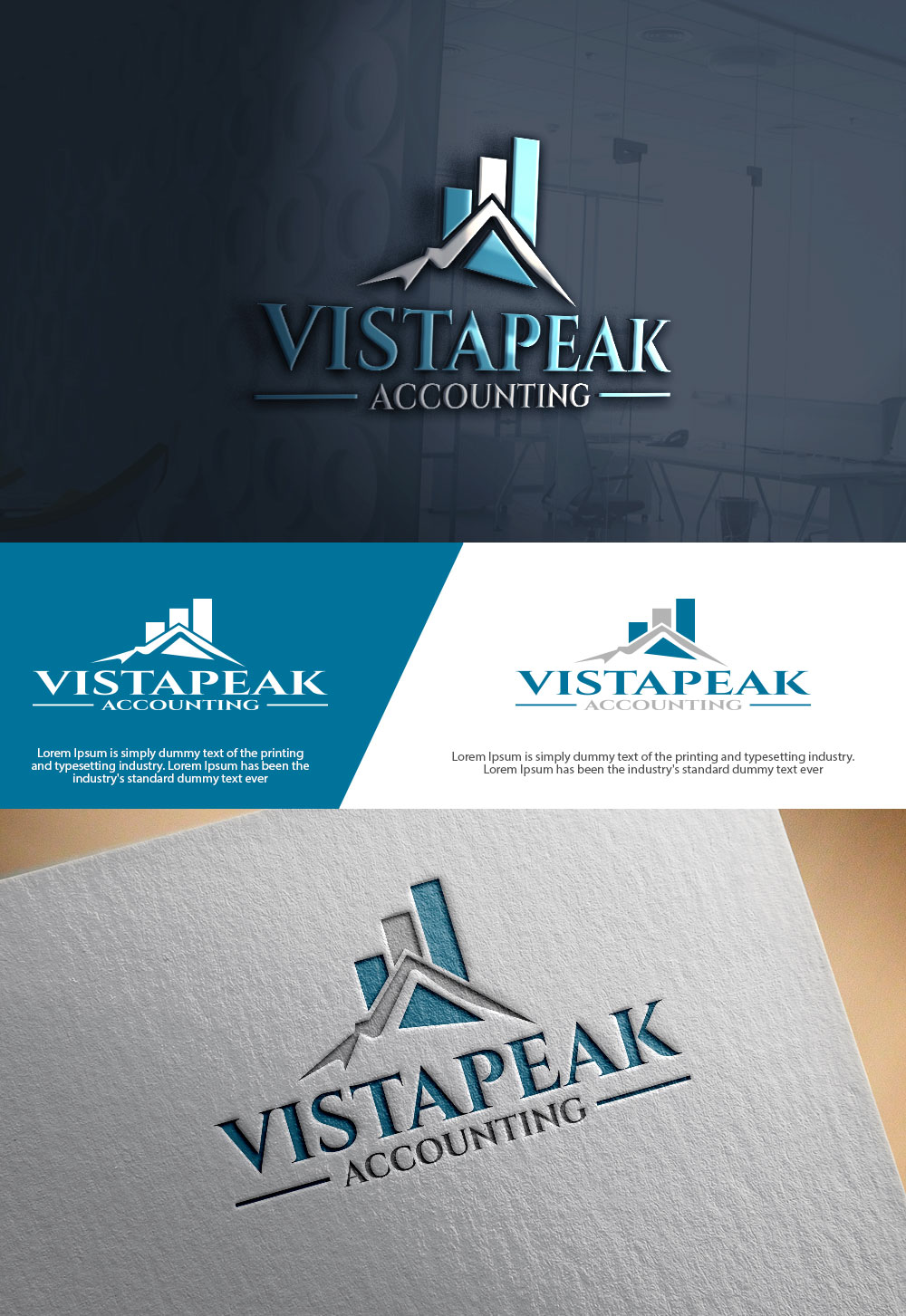 Logo Design by sulemani  creation for Vistapeak Accounting | Design #36011757