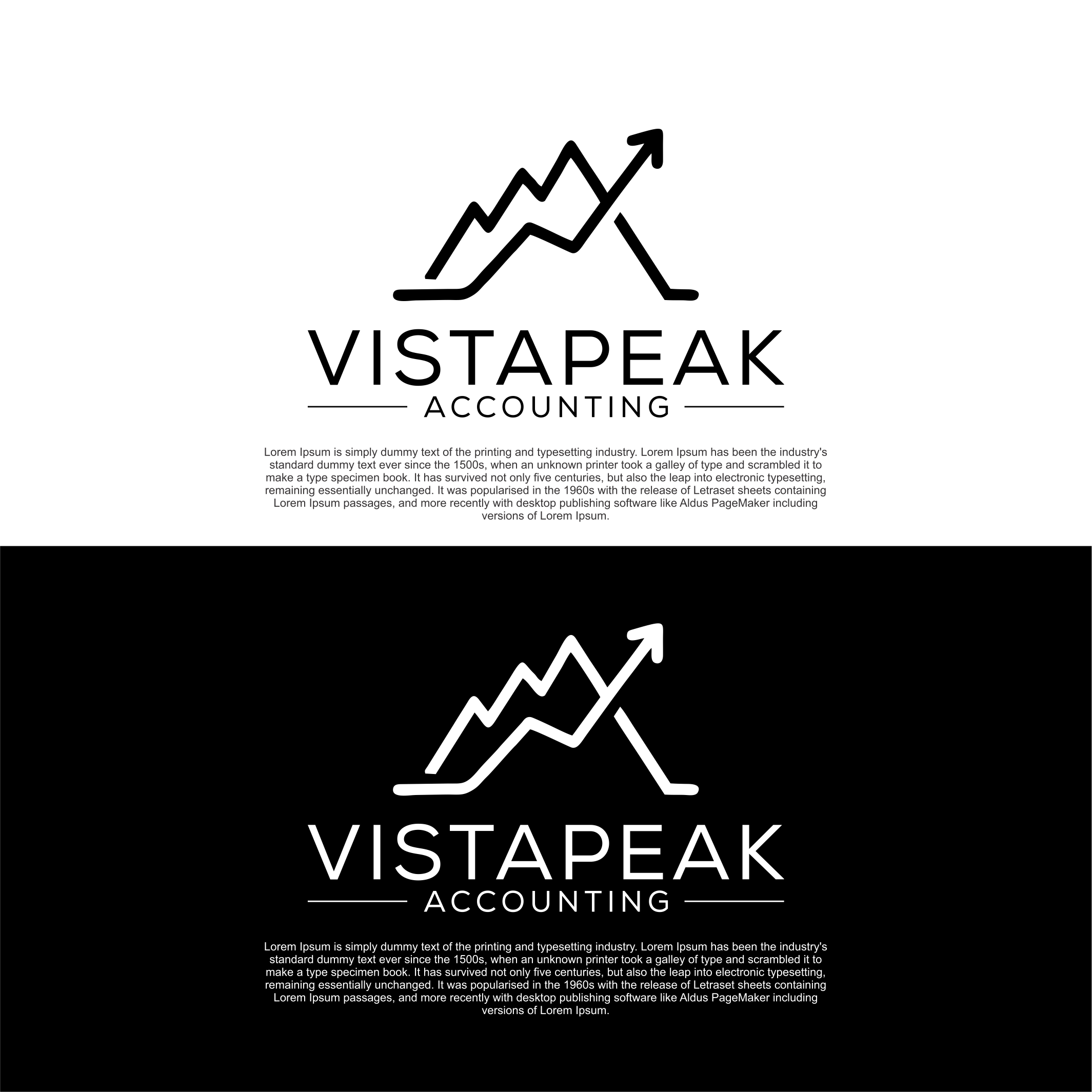 Diseño de Logo por diego costa para Vistapeak Accounting | Diseño #36011029