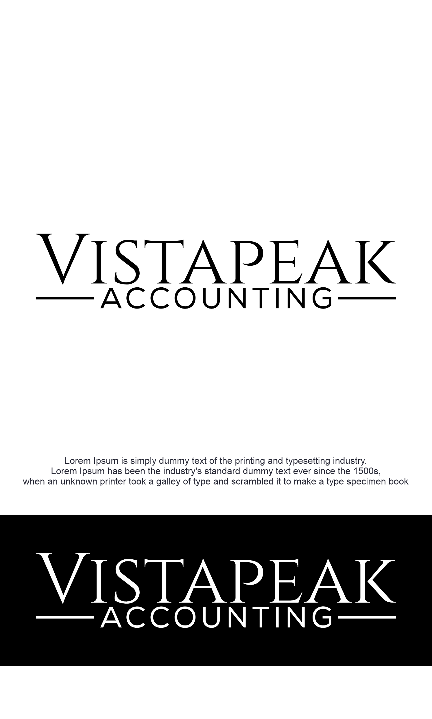 Logo Design by Abigaill_design for Vistapeak Accounting | Design #36010414