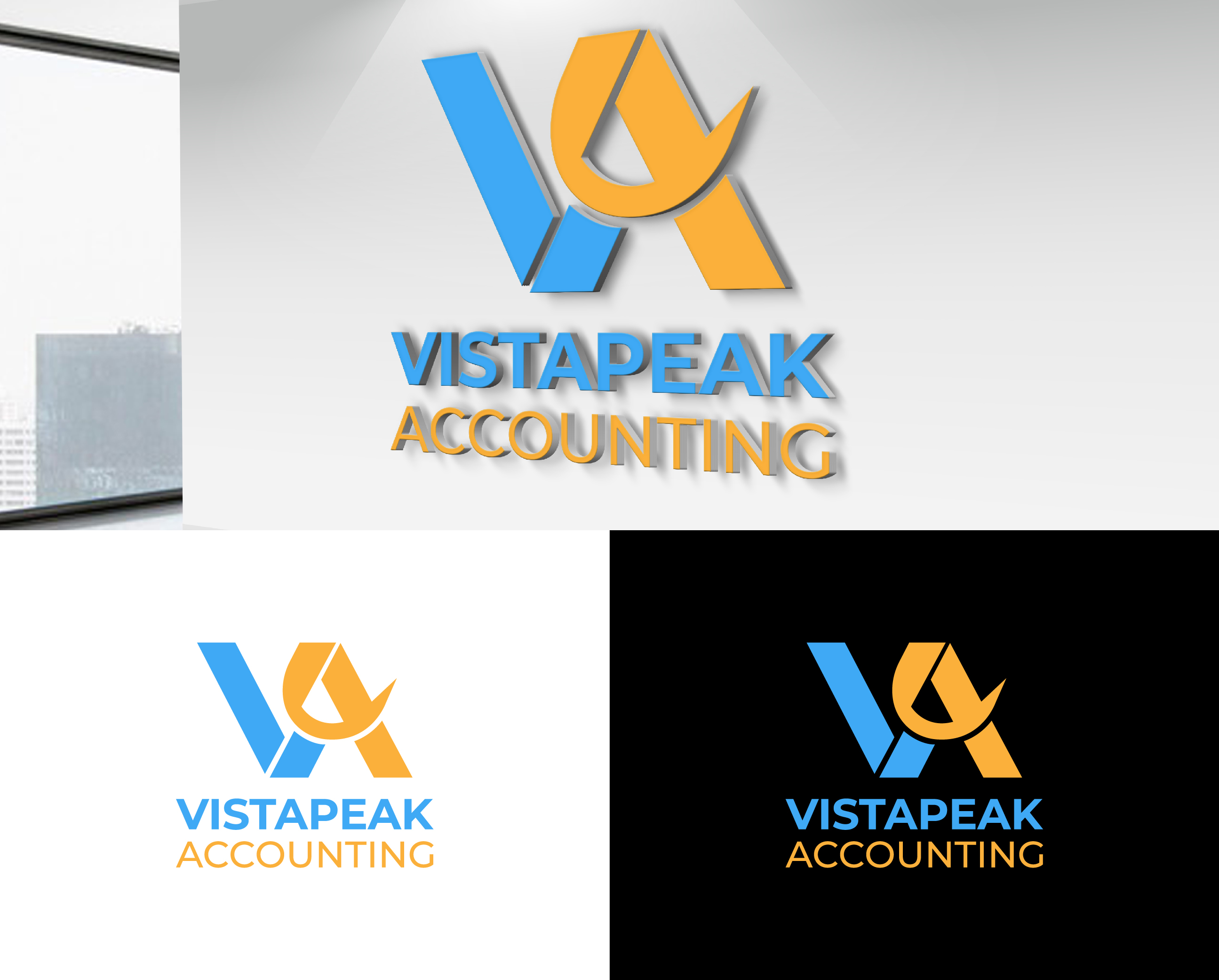 Logo-Design von Creative Poli für Vistapeak Accounting | Design #36028894