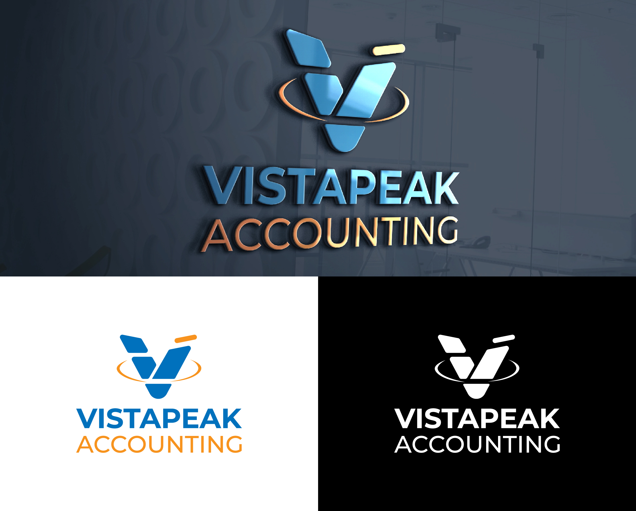 Diseño de Logo por Creative Poli para Vistapeak Accounting | Diseño #36029132