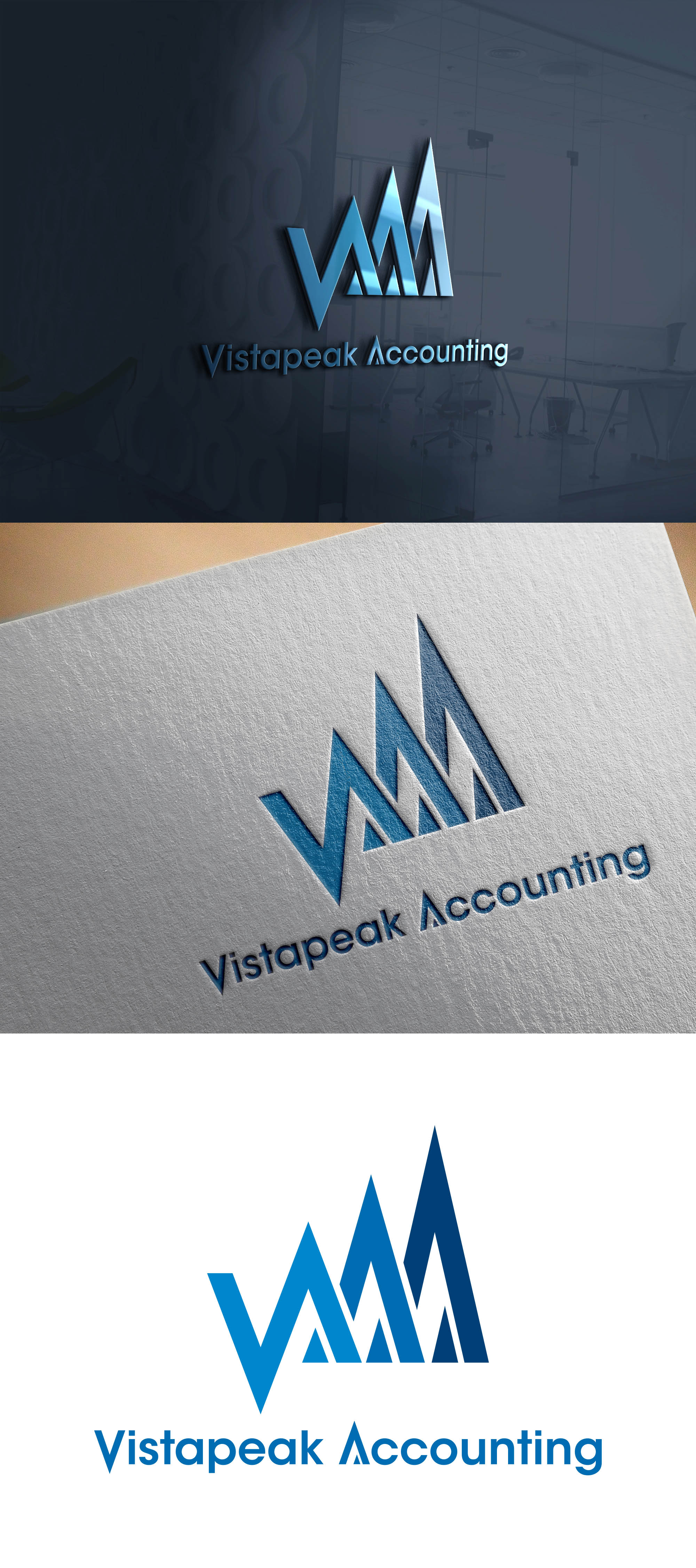 Diseño de Logo por sariaka para Vistapeak Accounting | Diseño #36019796