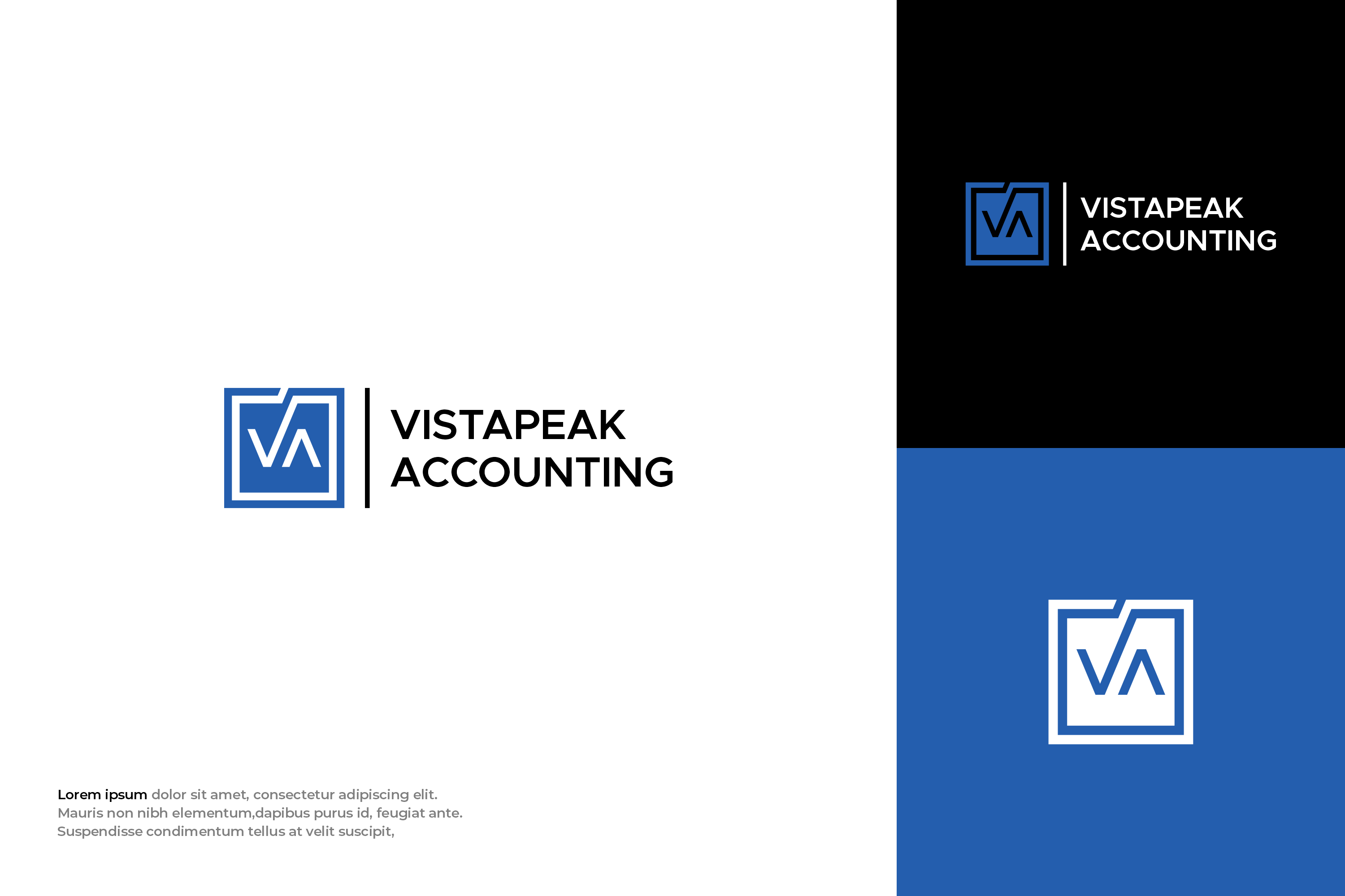 Logo Design by Mantra™ for Vistapeak Accounting | Design #36010530