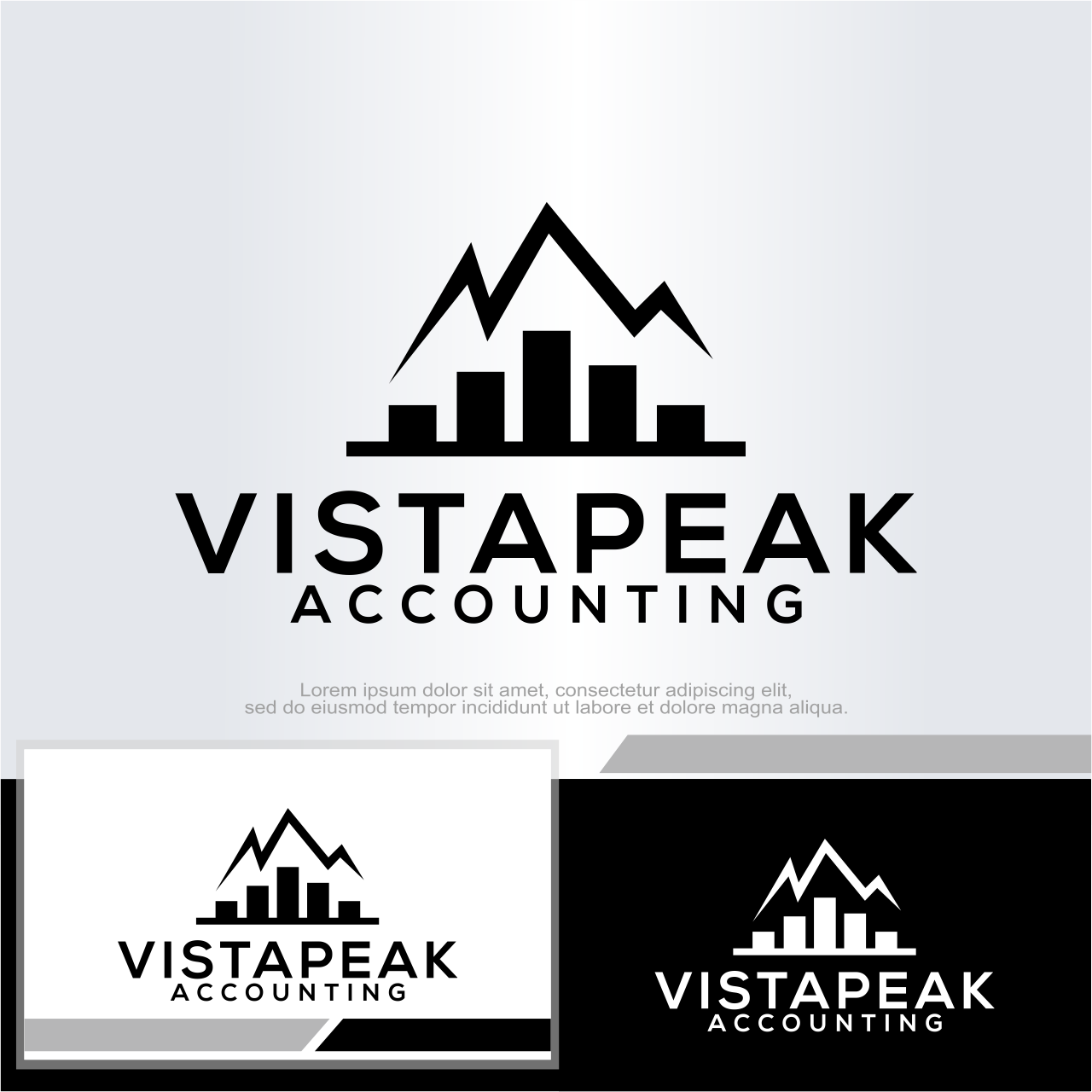 Logo Design by Argidhan for Vistapeak Accounting | Design #36010871