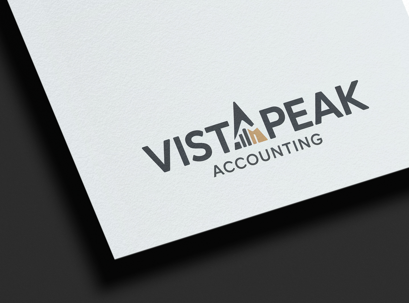 Logo Design by evoke studio for Vistapeak Accounting | Design #36010501
