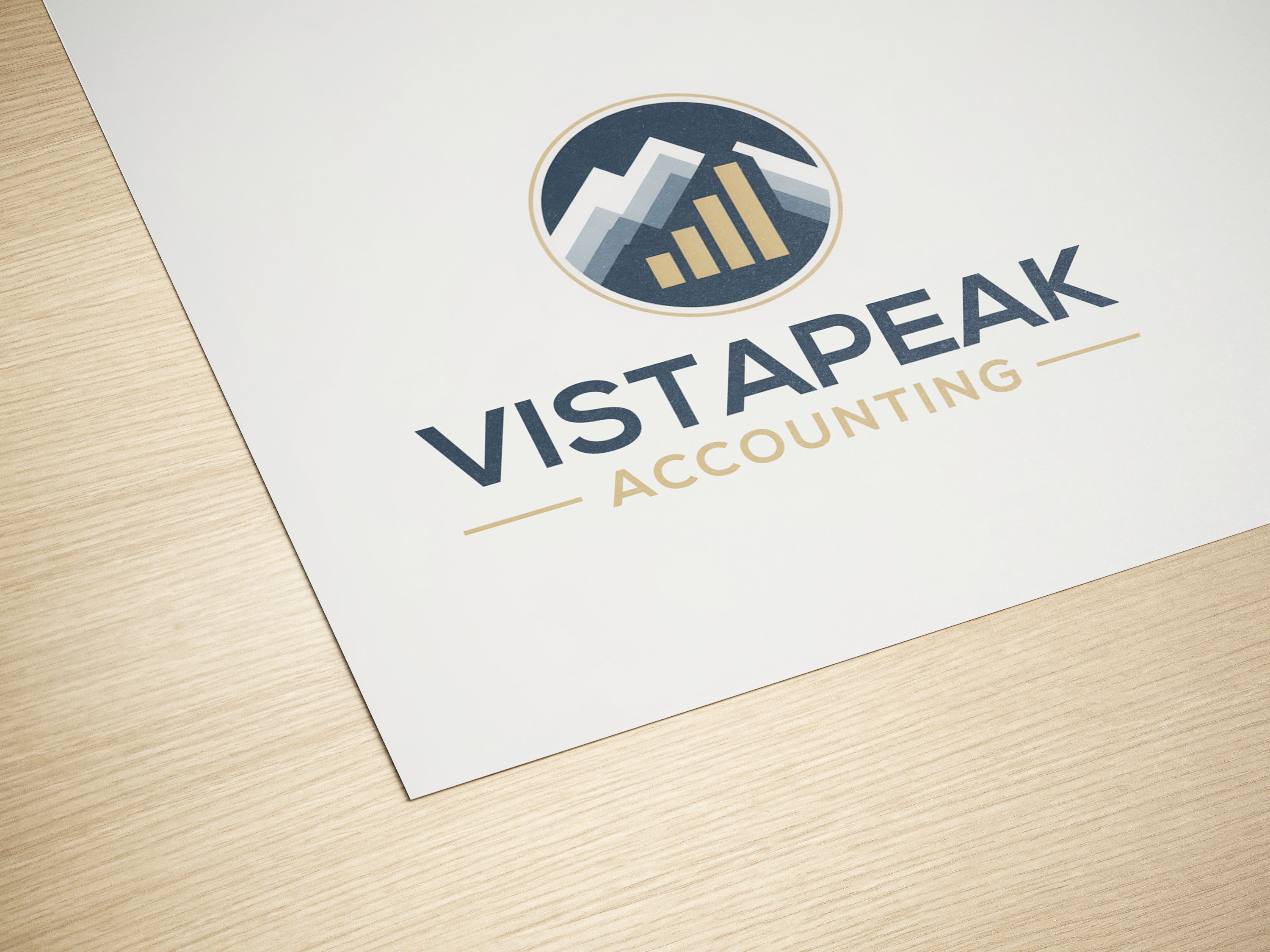 Logo-Design von PixelCraft Designs für Vistapeak Accounting | Design #36027079