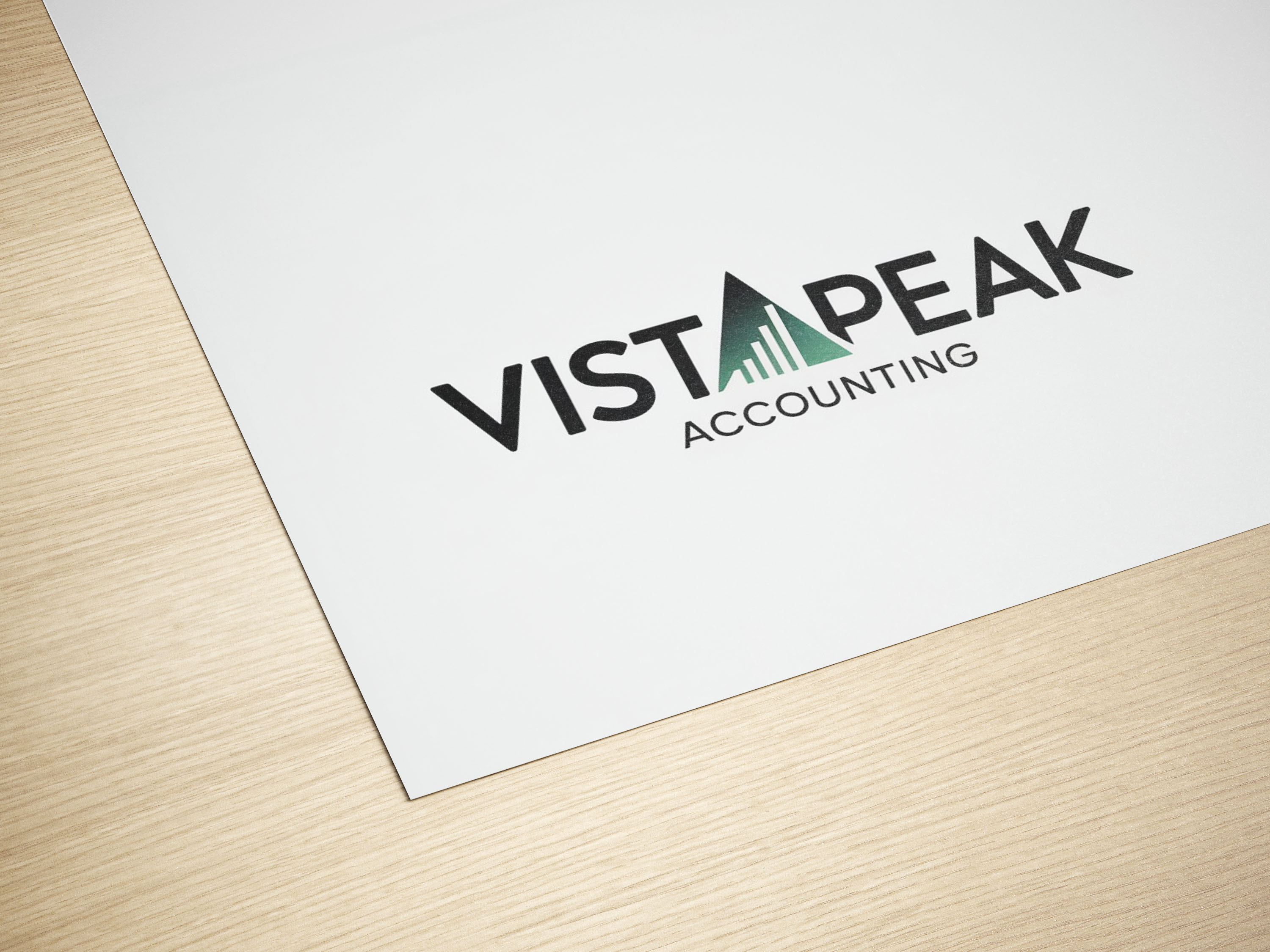 Logo Design by PixelCraft Designs for Vistapeak Accounting | Design #36027080