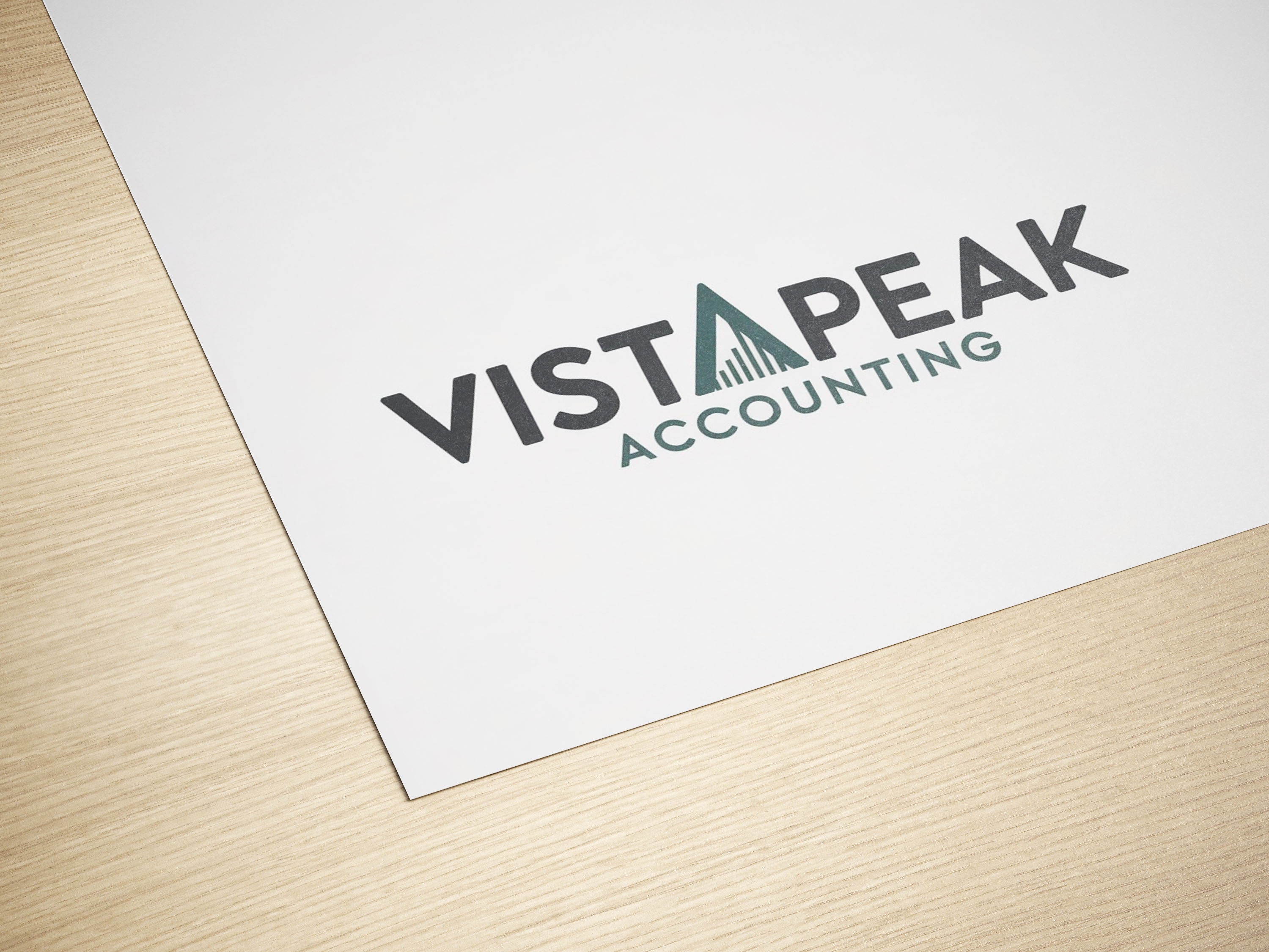Logo Design by PixelCraft Designs for Vistapeak Accounting | Design #36027081