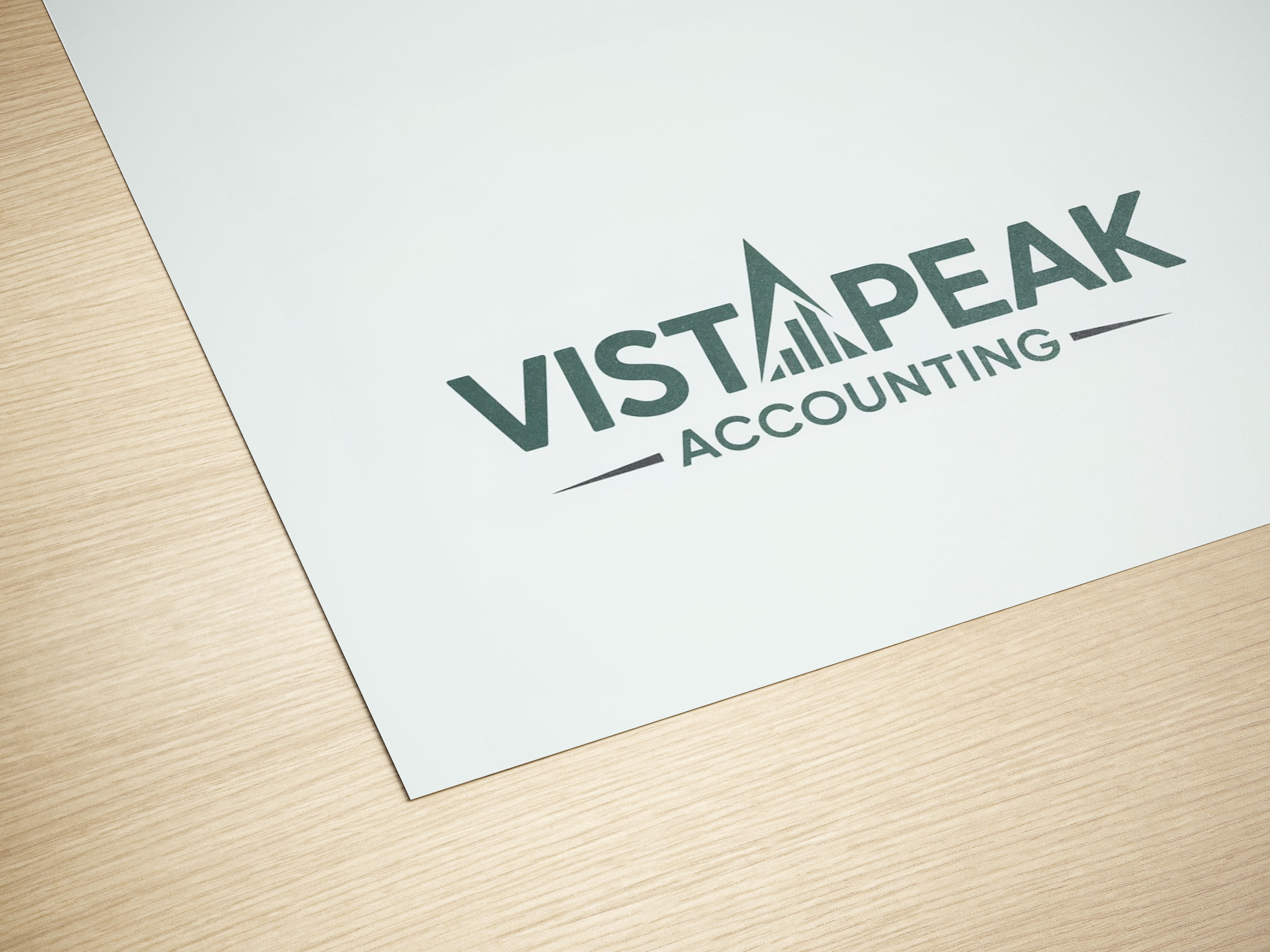 Logo Design by PixelCraft Designs for Vistapeak Accounting | Design #36027091