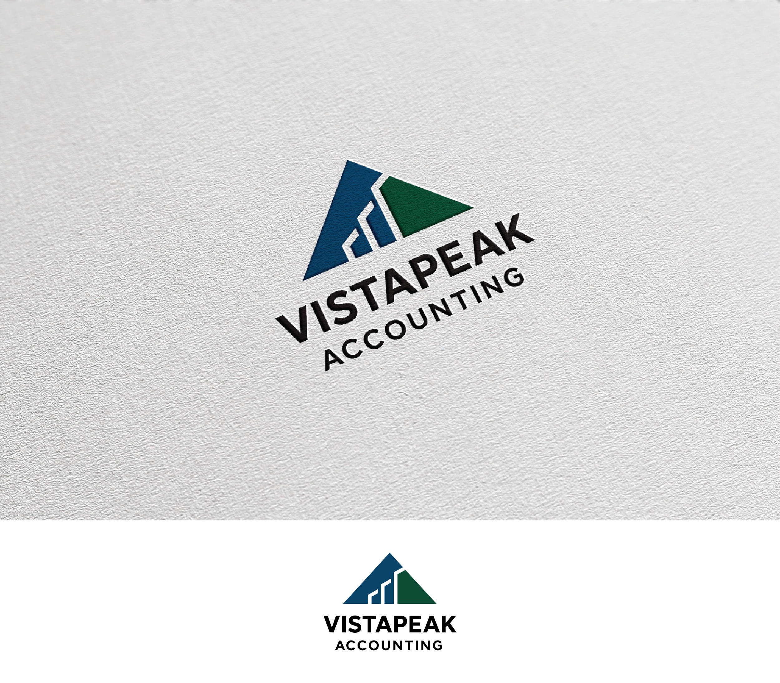 Logo Design by Afsana_Hoque for Vistapeak Accounting | Design #36016041