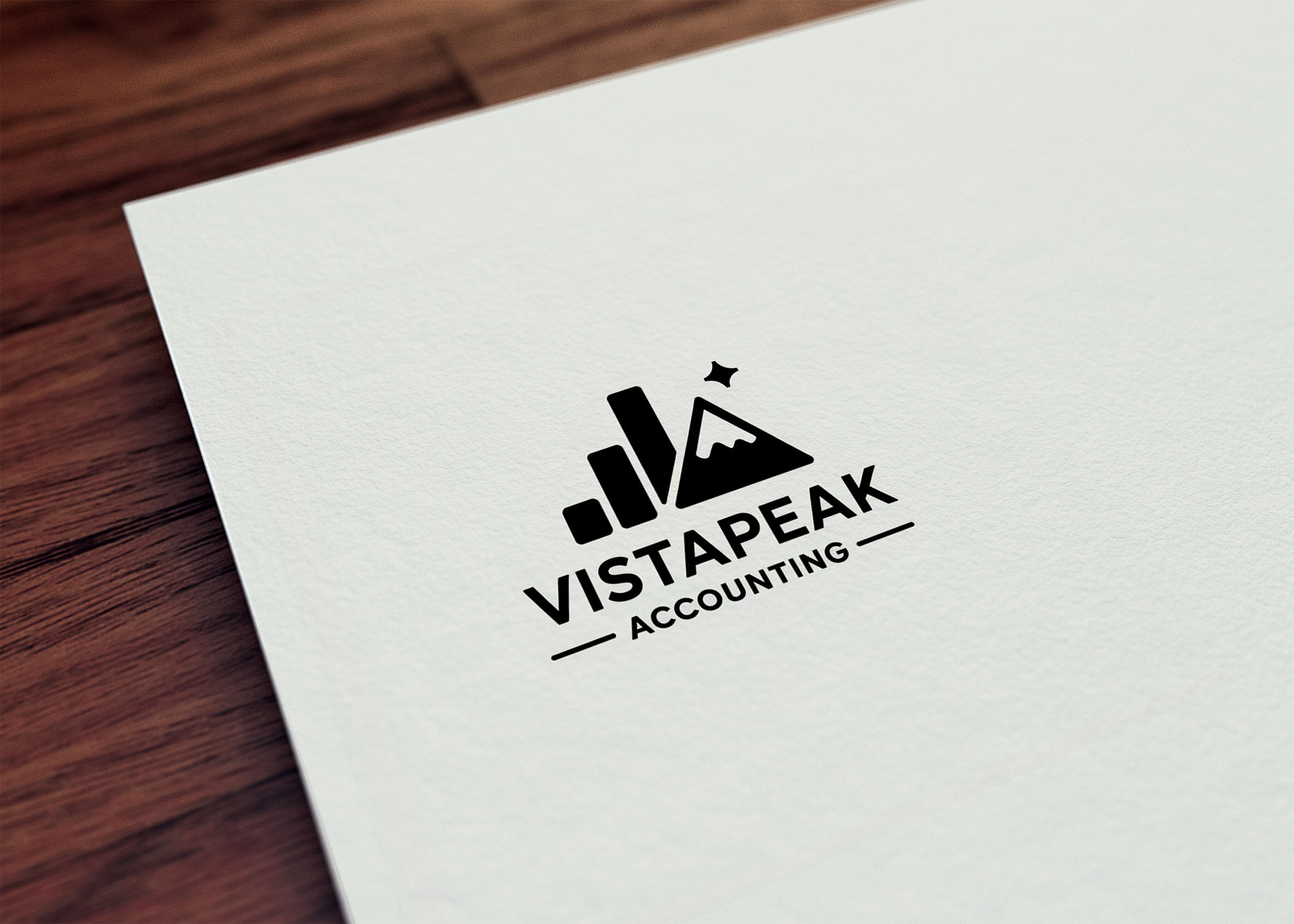 Logo Design by GraphiqueLab for Vistapeak Accounting | Design #36014930