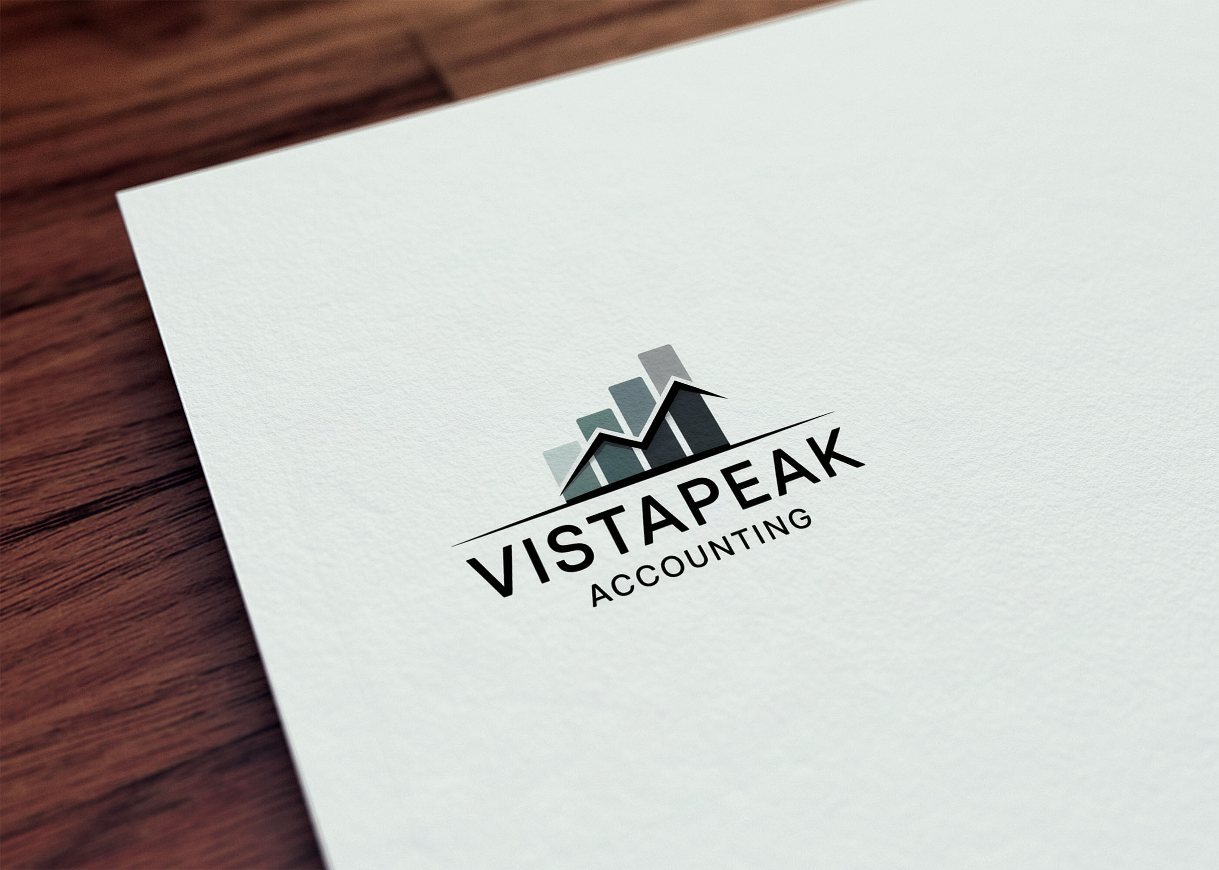 Logo Design by GraphiqueLab for Vistapeak Accounting | Design #36014934
