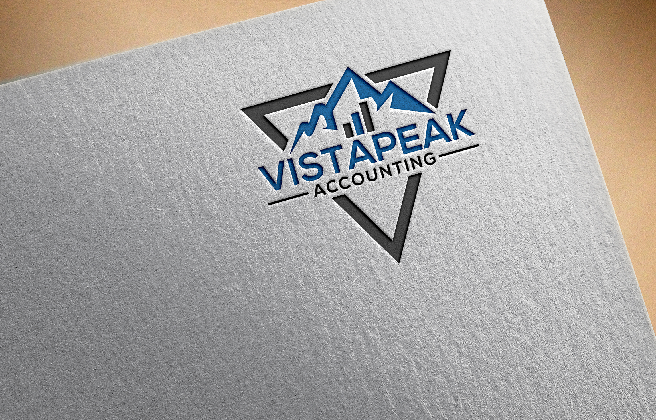 Logo Design by Jubaidur Creative Designer for Vistapeak Accounting | Design #36023705