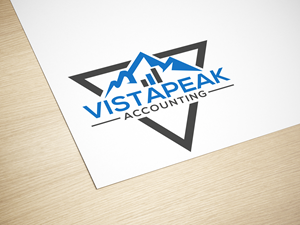 Logo Design by Jubaidur Creative Designer for Vistapeak Accounting | Design: #36023706