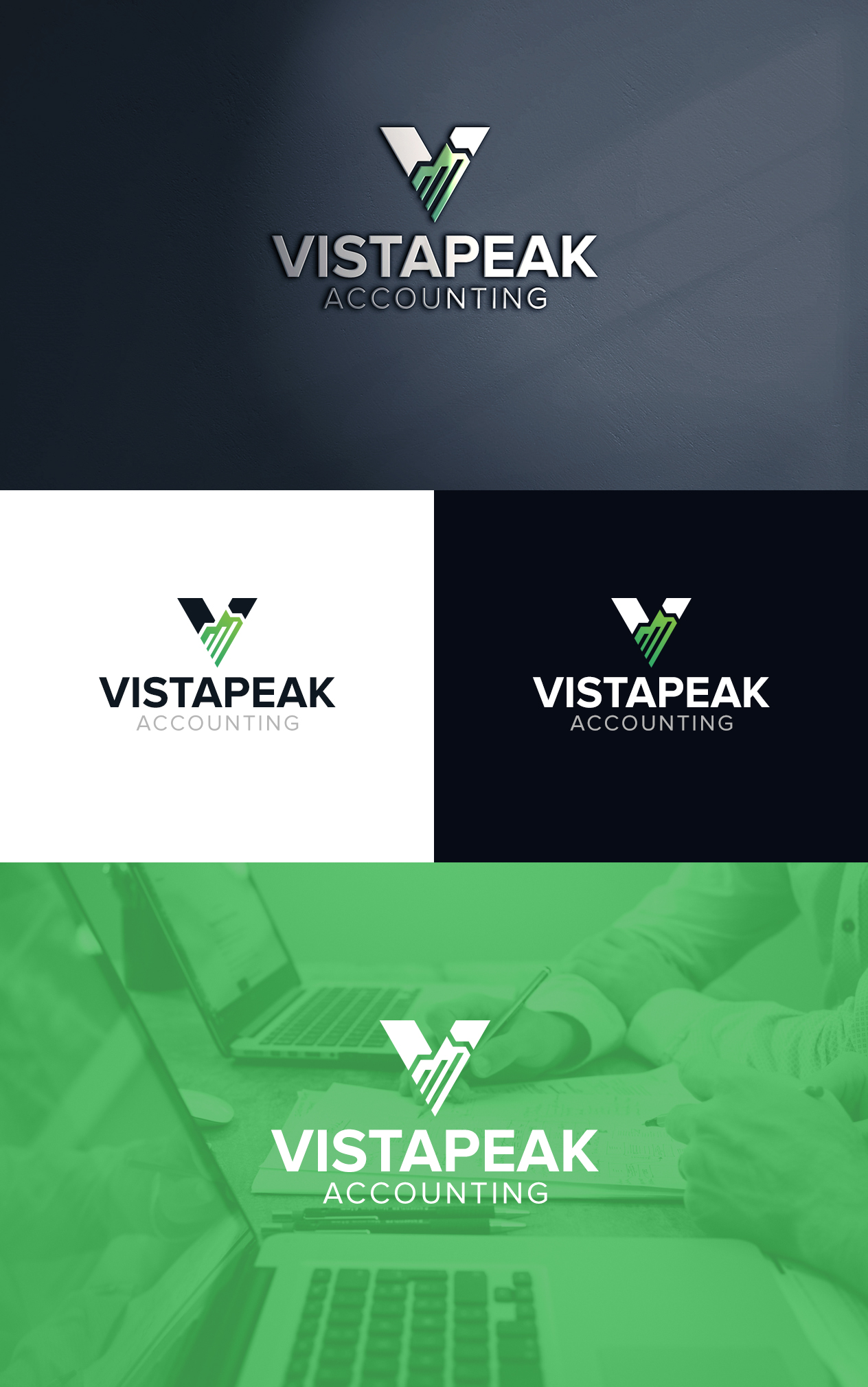 Diseño de Logo por BehindSymbols para Vistapeak Accounting | Diseño #36012901