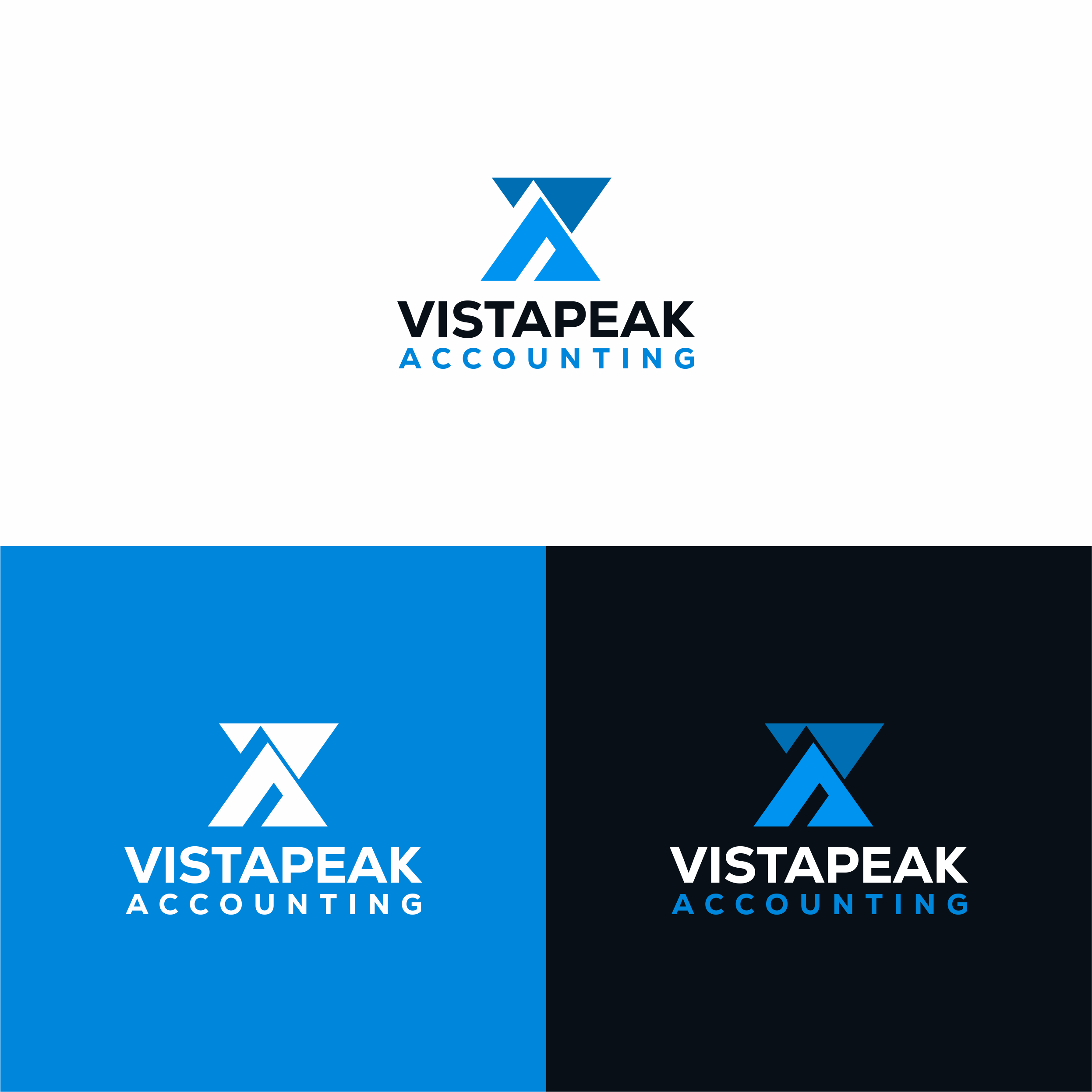 Logo Design by achil78 for Vistapeak Accounting | Design #36012343