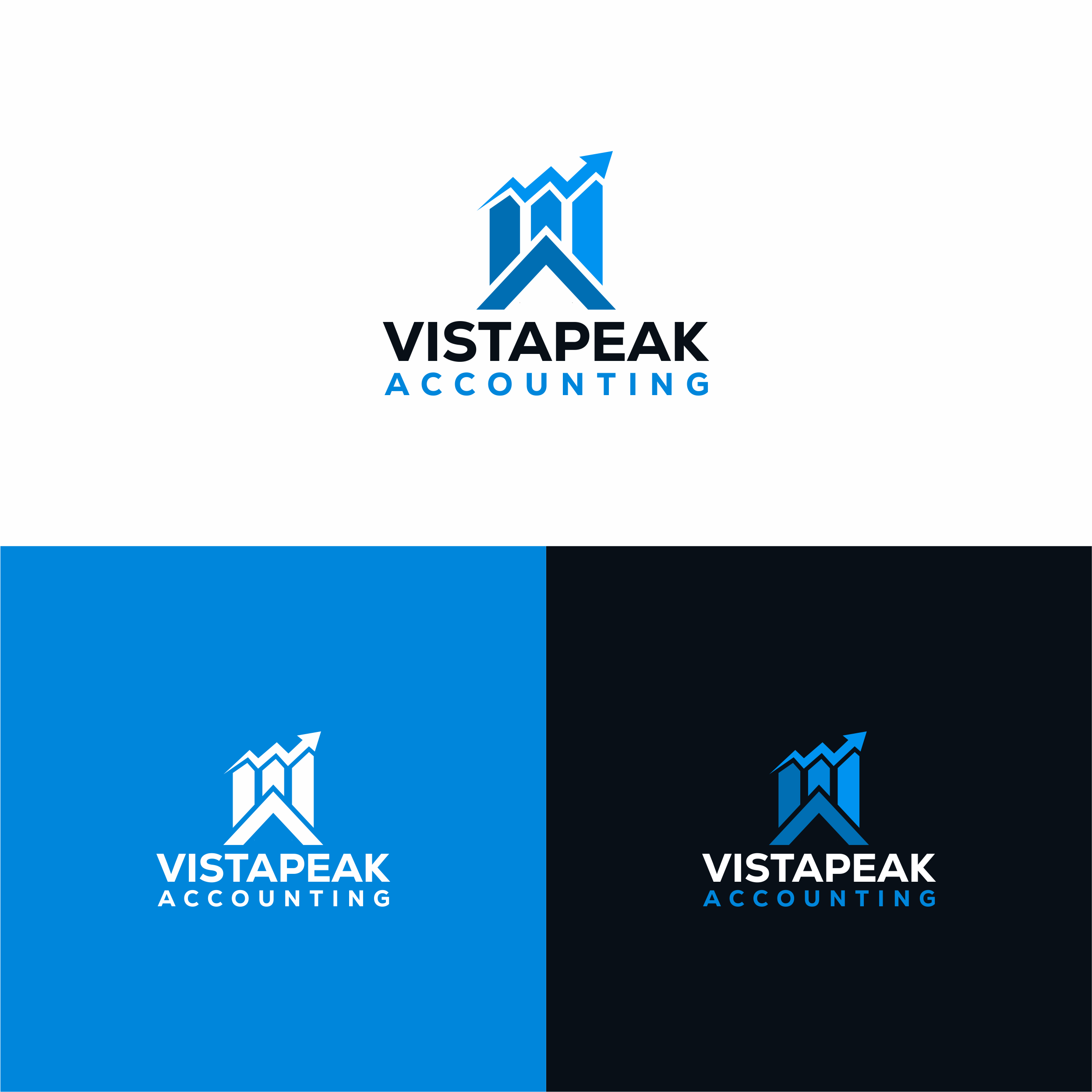 Logo Design by achil78 for Vistapeak Accounting | Design #36021335