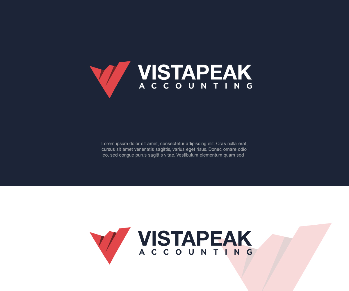 Logo Design by edwinnegz1 for Vistapeak Accounting | Design #36010415