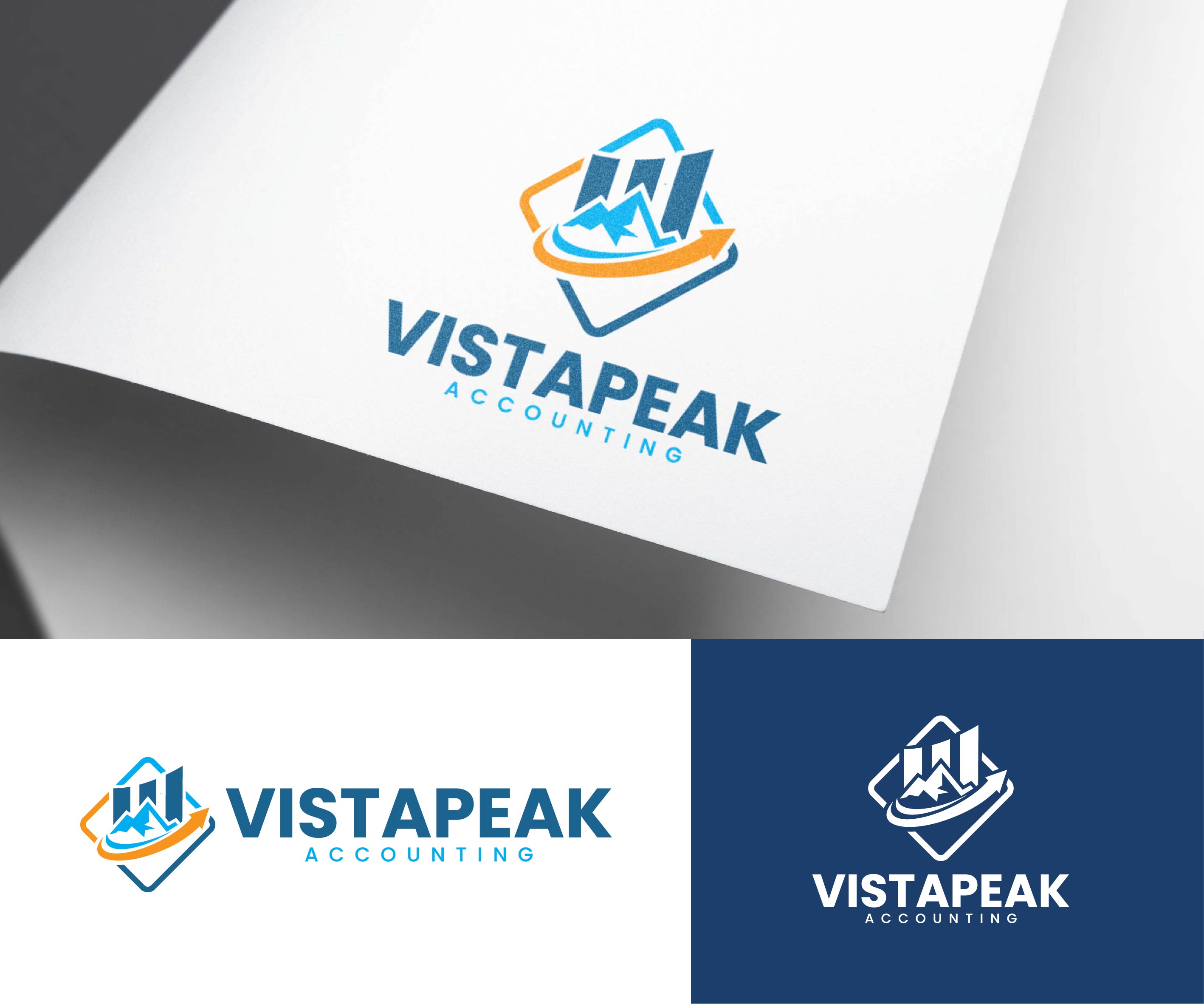Logo-Design von genzo für Vistapeak Accounting | Design #36010763
