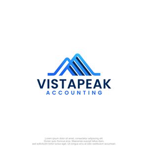Logo Design by M.Syaiful Huda for Vistapeak Accounting | Design: #36011249