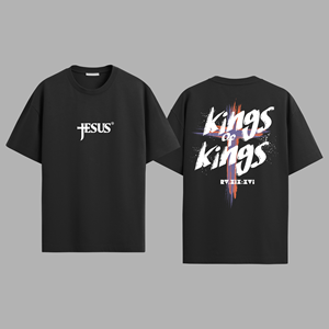 Bold Faith Statement T-shirt needing a unique logo for our slogan “JESUS IS”