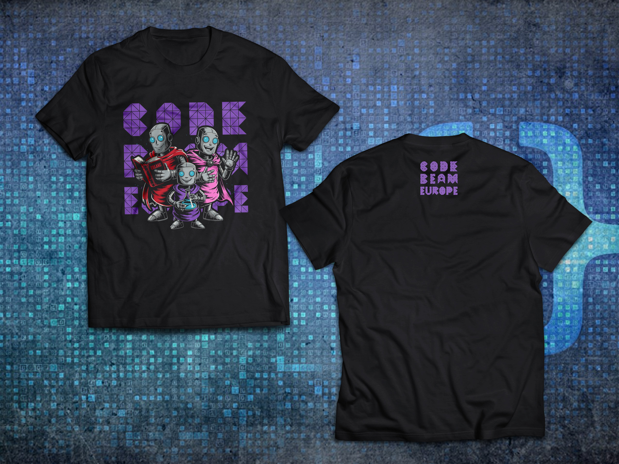 T-shirt Design by Lumen Branding for Erlang Solutions Ltd.  | Design #36039703