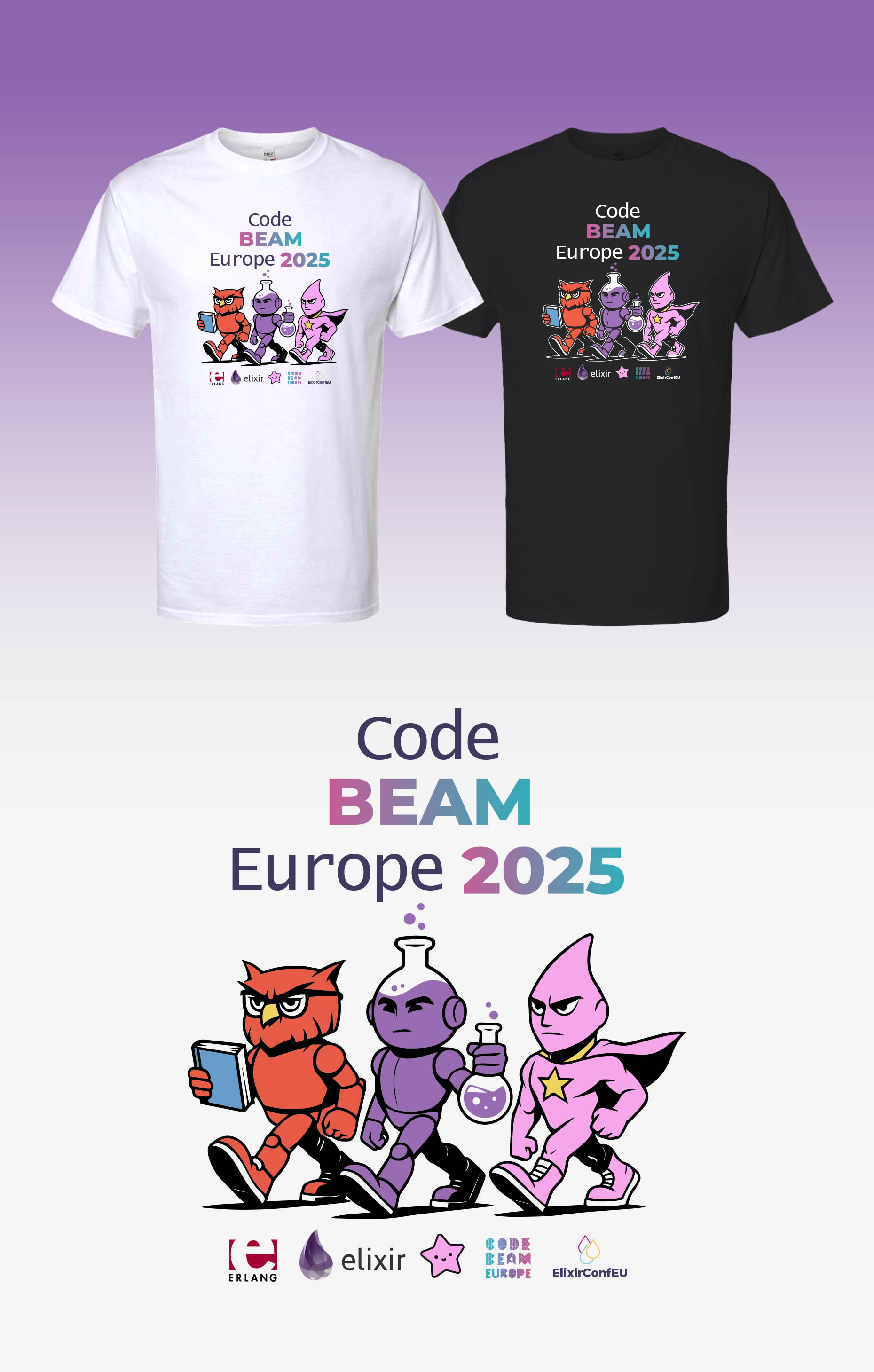 T-shirt Design by KickArt for Erlang Solutions Ltd.  | Design #36049687