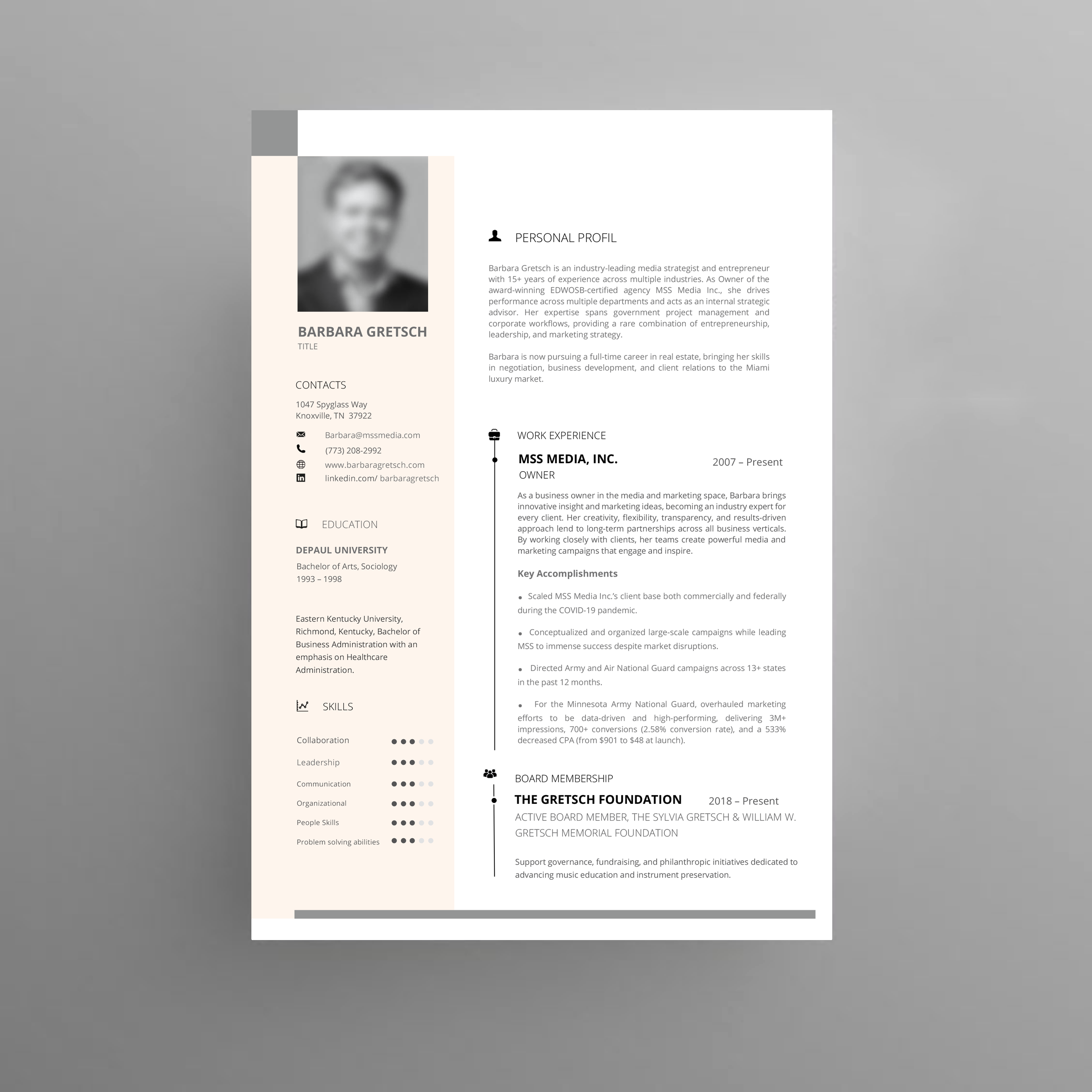 Resume Design by nafizrahat for this project | Design: #36022227