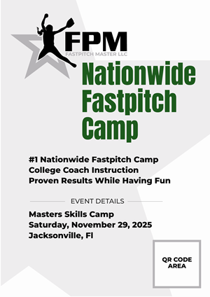 Flyer Design by Vertikus for Fastpitch Masters LLC | Design #36024638