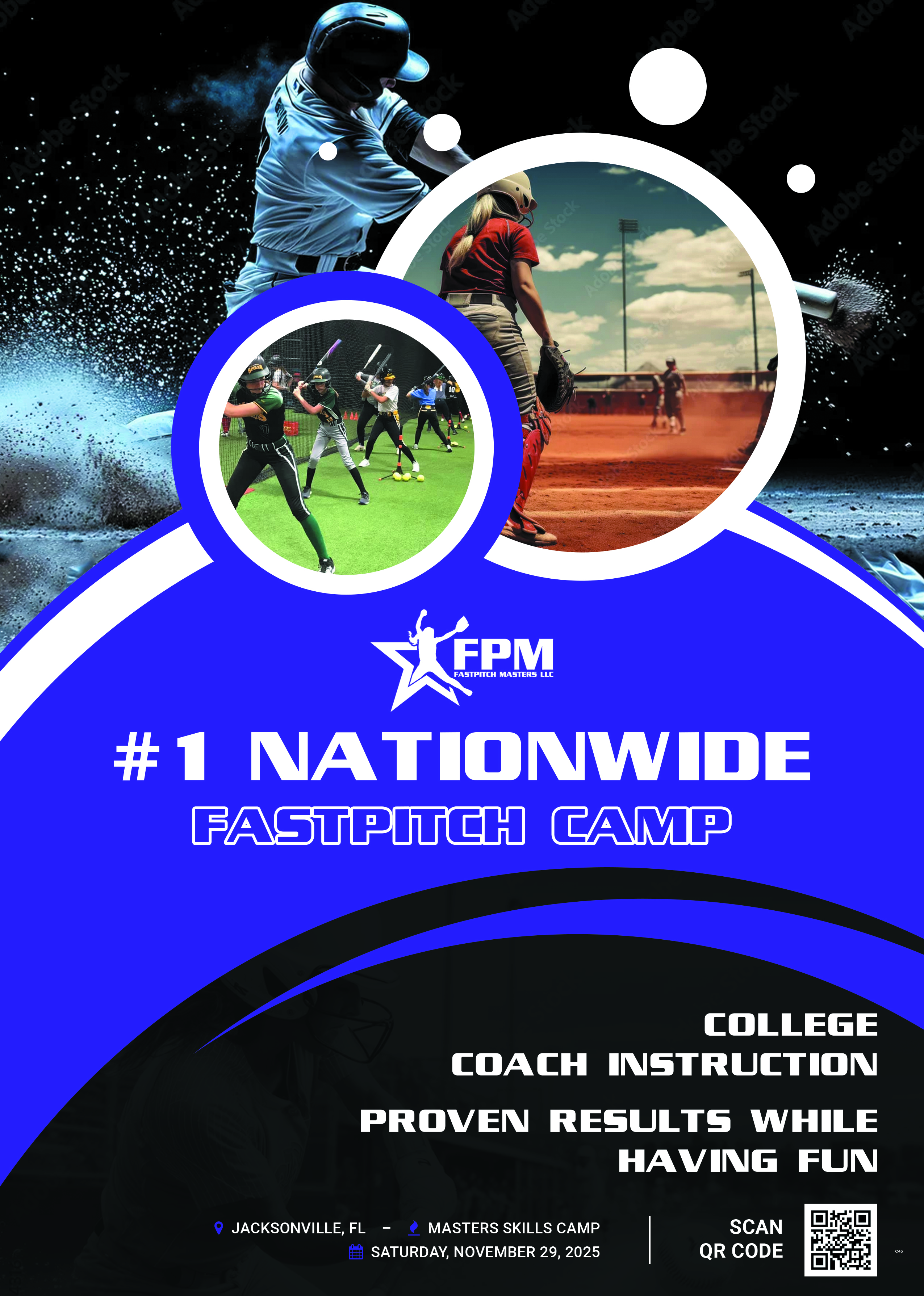 Flyer Design by pb for Fastpitch Masters LLC | Design #36040314