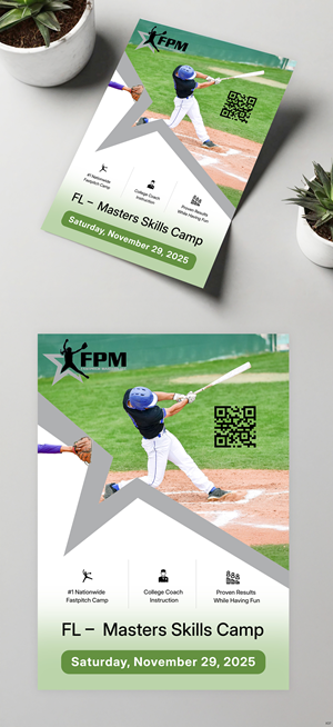 Flyer Design by pb for Fastpitch Masters LLC | Design: #36040321