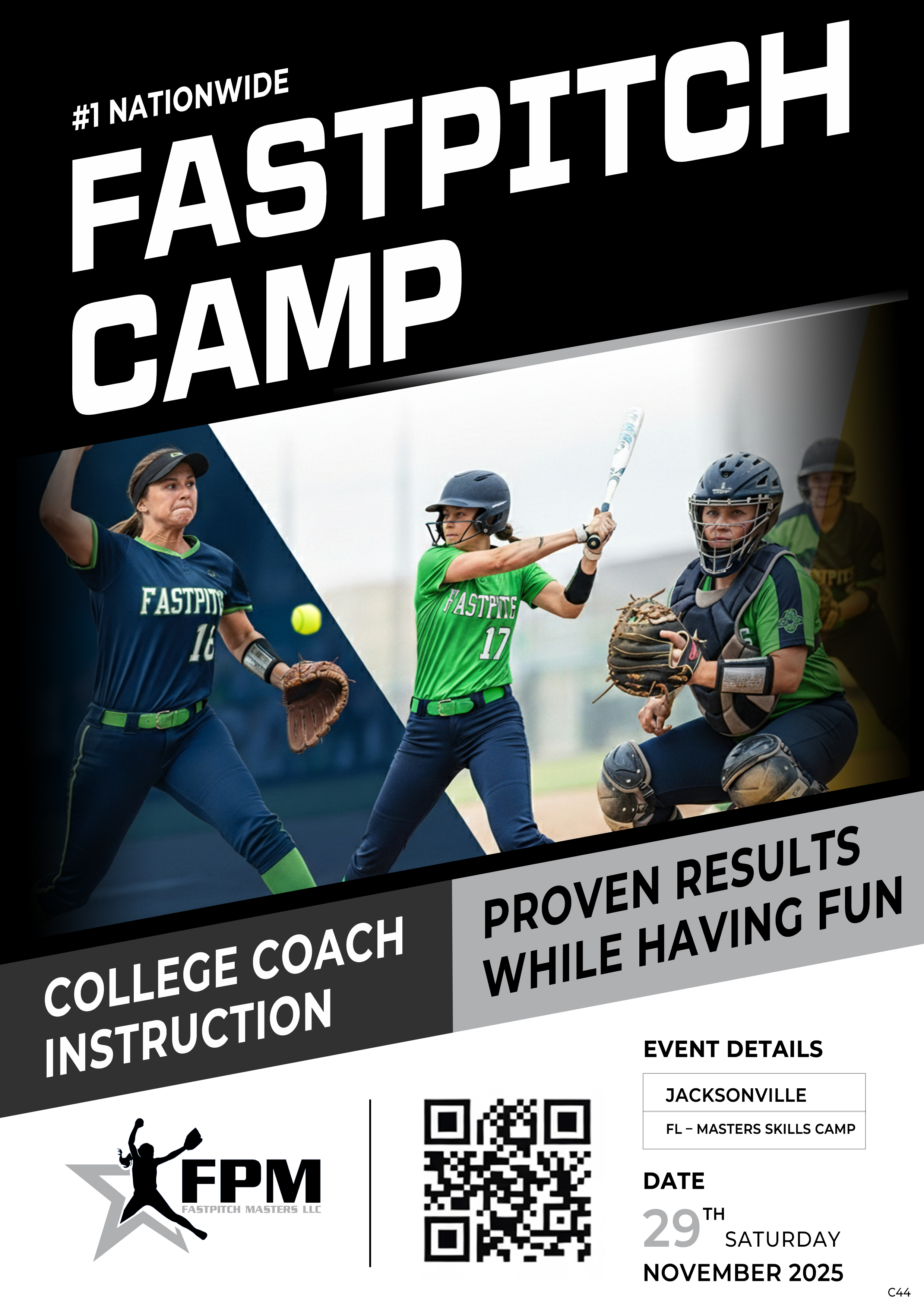 Flyer Design by pb for Fastpitch Masters LLC | Design #36049213