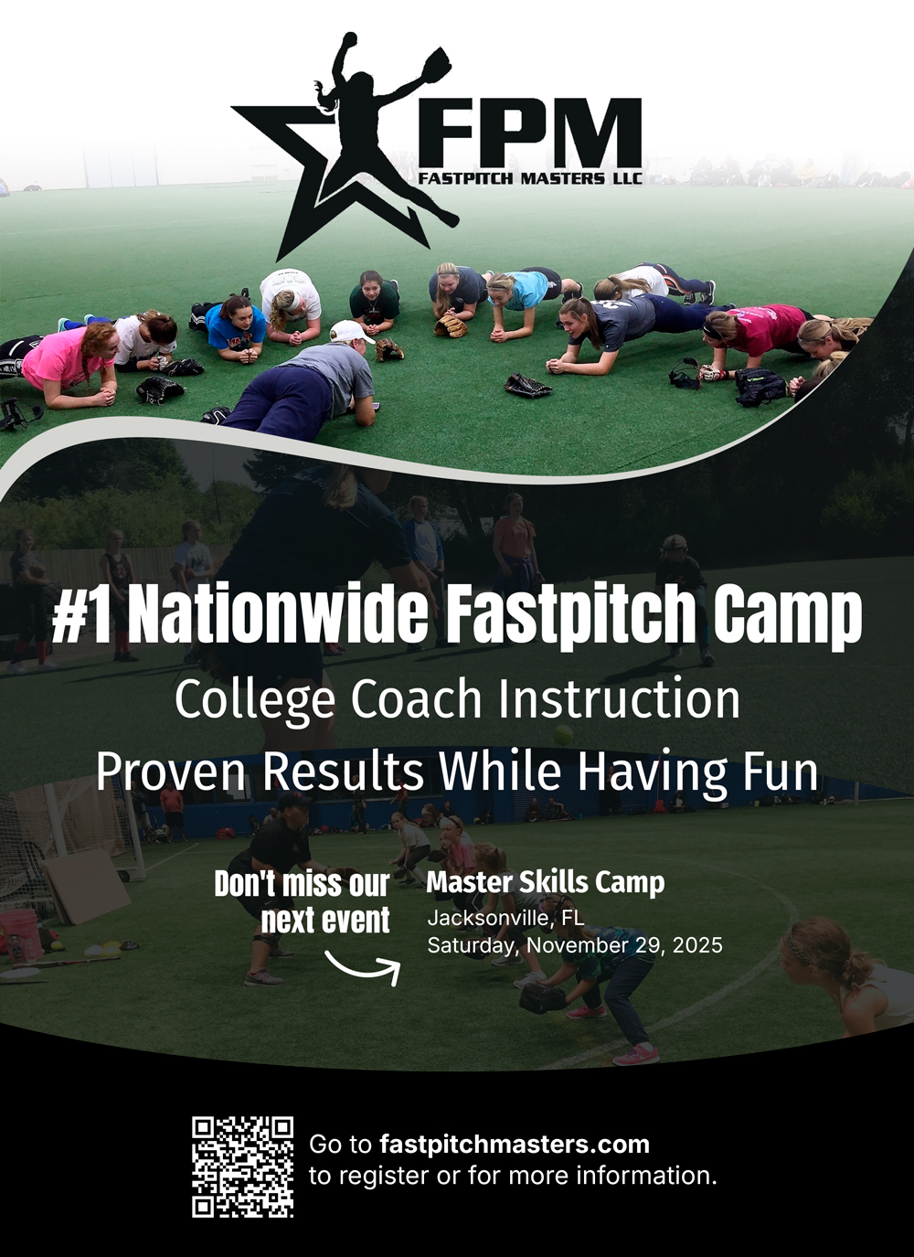Flyer Design by karina Bertarione for Fastpitch Masters LLC | Design #36071084