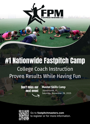 Diseño de Flyer por karina Bertarione para Fastpitch Masters LLC | Diseño: #36071084