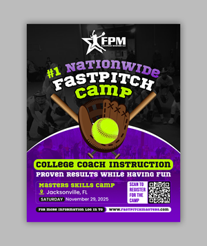 Flyer Design by debdesign for Fastpitch Masters LLC | Design: #36021284