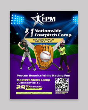 Flyer Design by debdesign for Fastpitch Masters LLC | Design: #36021928