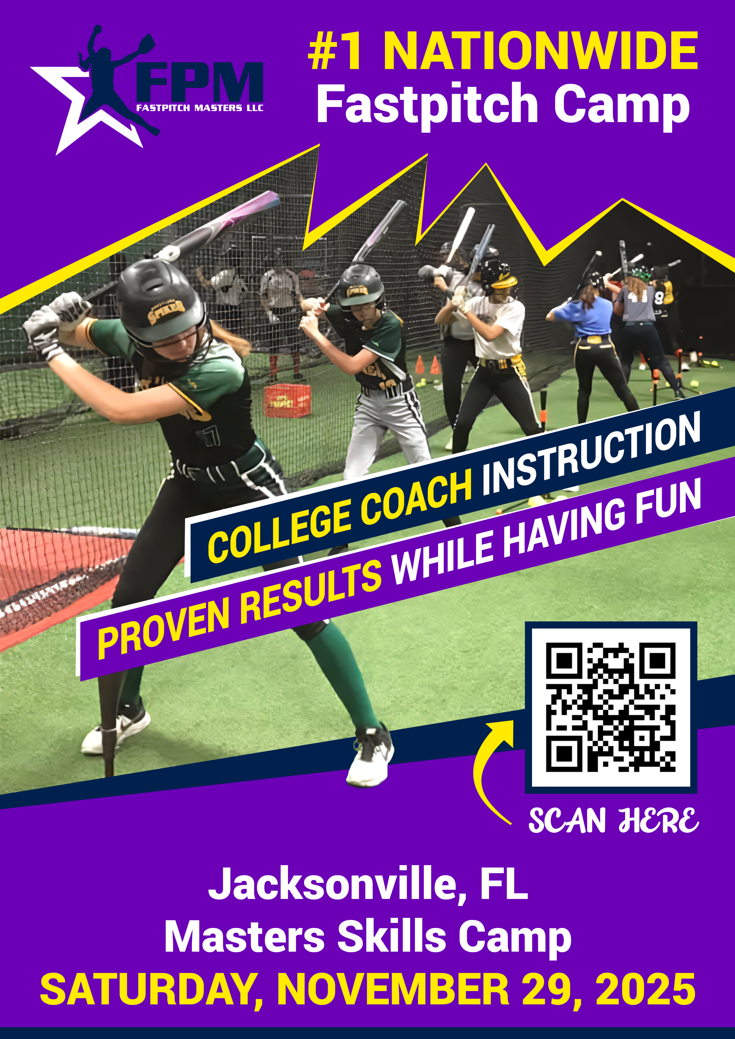 Flyer Design by Hristo Itchov for Fastpitch Masters LLC | Design #36048620