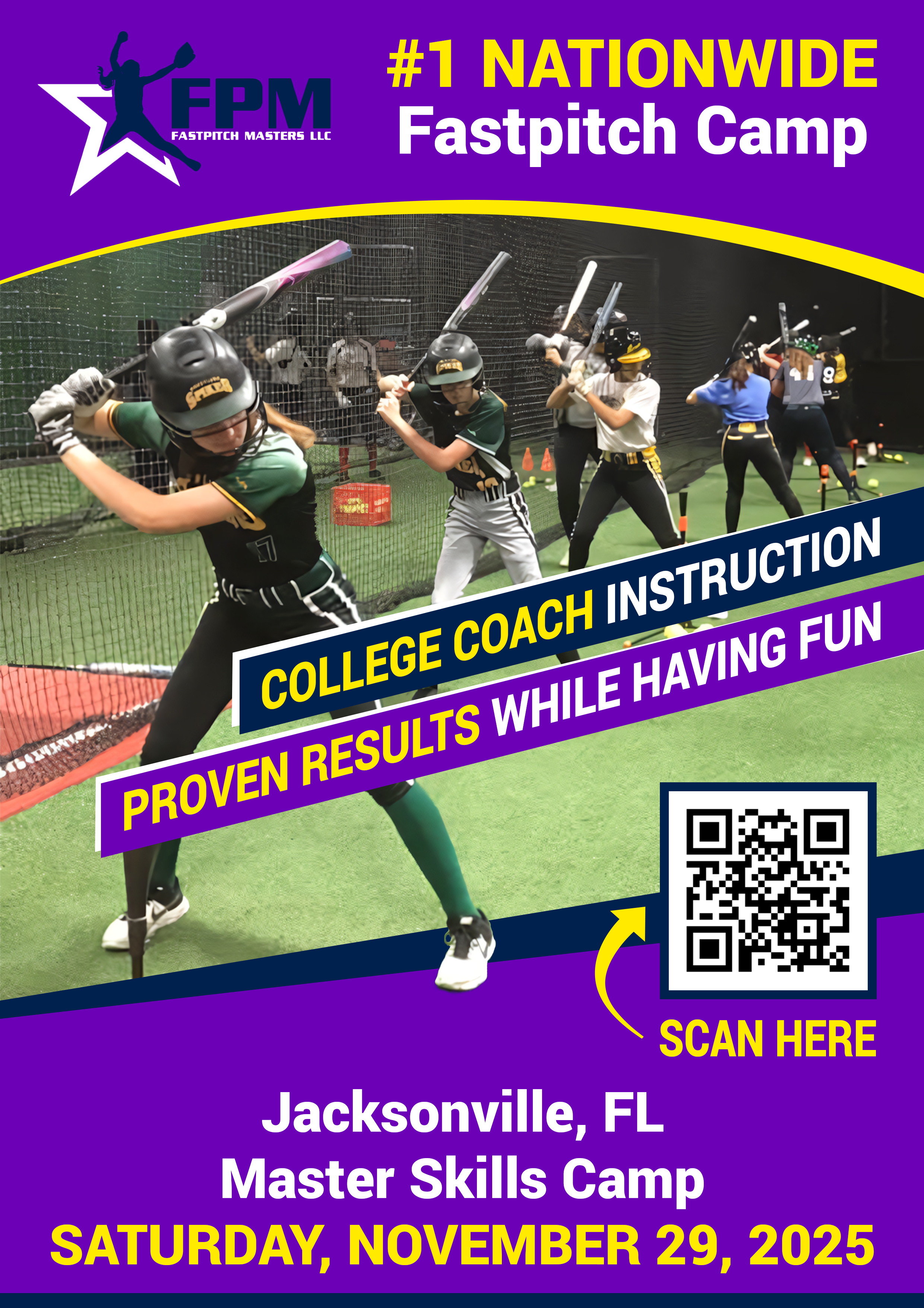 Flyer Design by Hristo Itchov for Fastpitch Masters LLC | Design #36092668