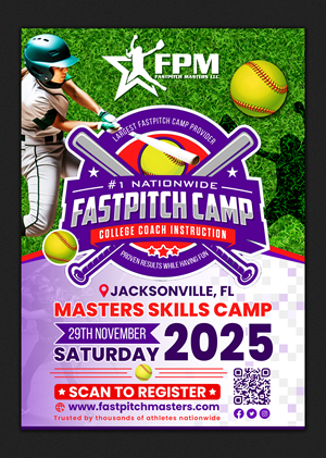 Design de Flyer par SAI DESIGNS pour Fastpitch Masters LLC | Design : #36021858