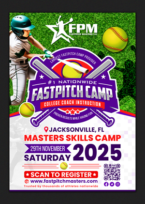 Design de Flyer par SAI DESIGNS pour Fastpitch Masters LLC | Design : #36022674