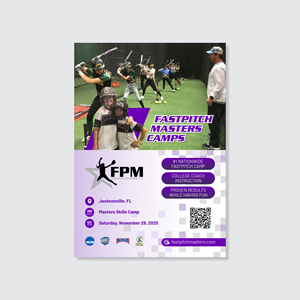 Flyer Design by barinix for Fastpitch Masters LLC | Design #36045631