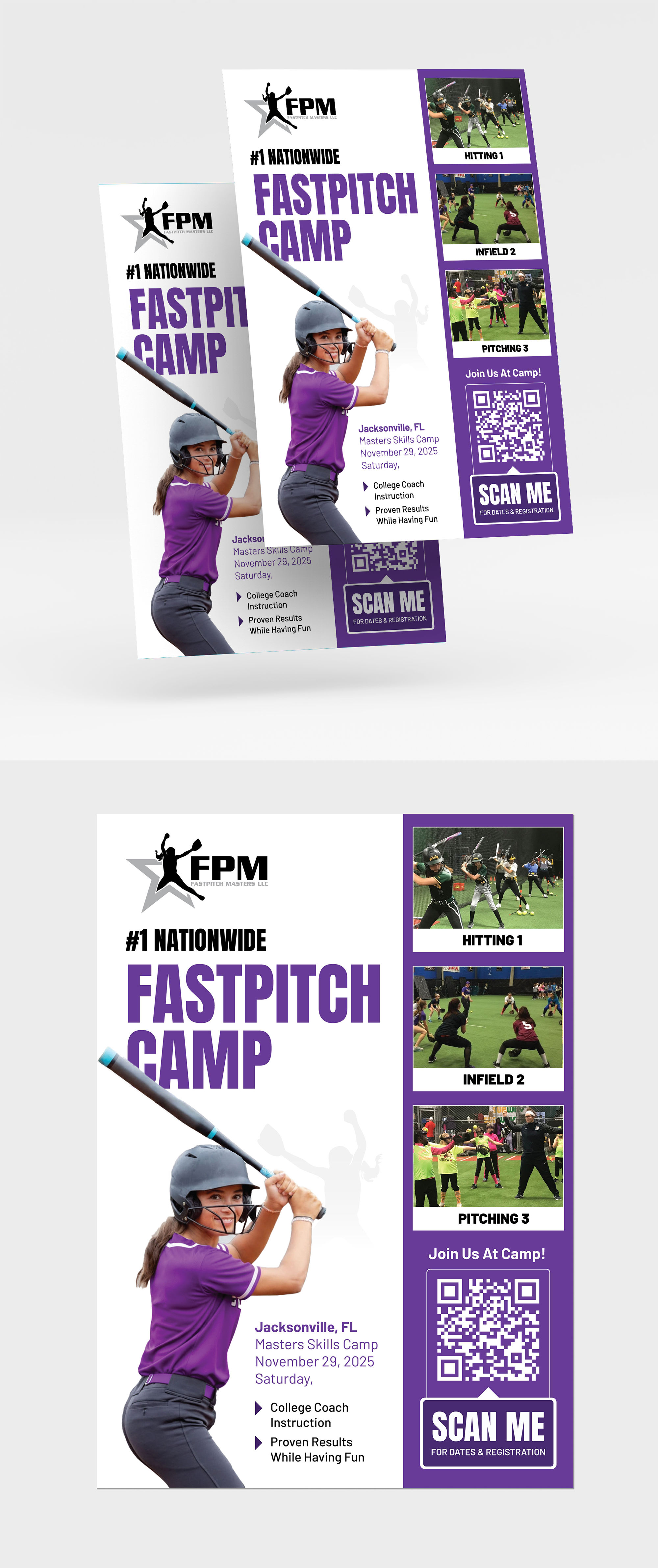 Flyer Design by vcreatived for Fastpitch Masters LLC | Design #36111144