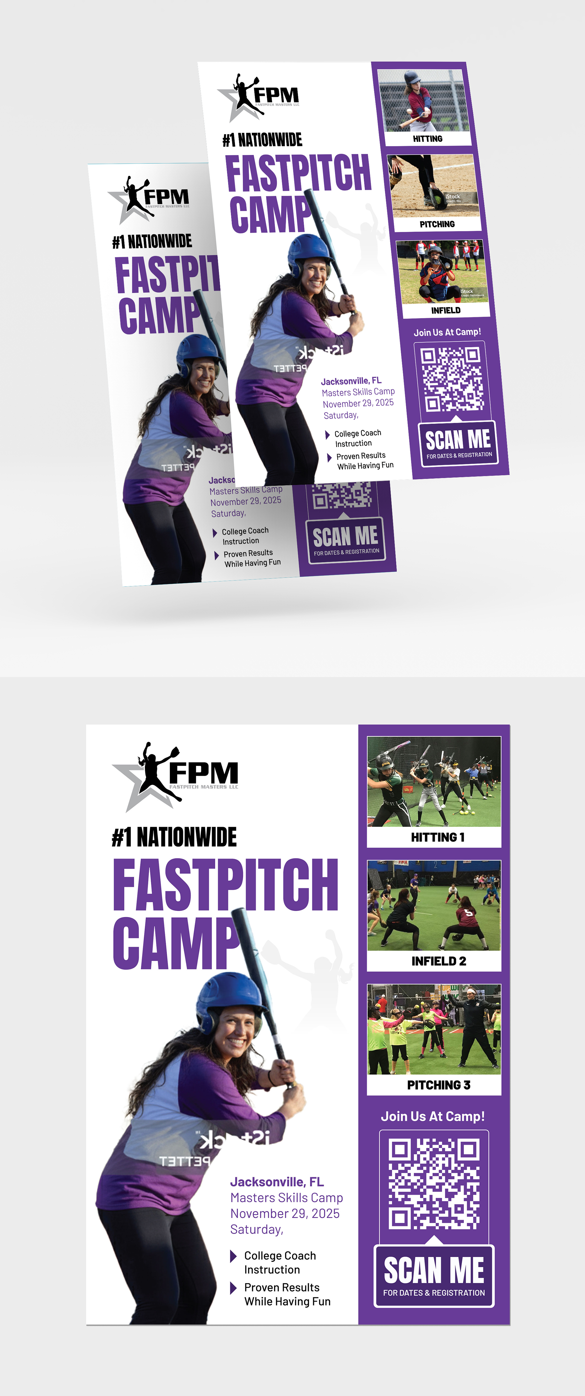 Flyer Design by vcreatived for Fastpitch Masters LLC | Design #36111145