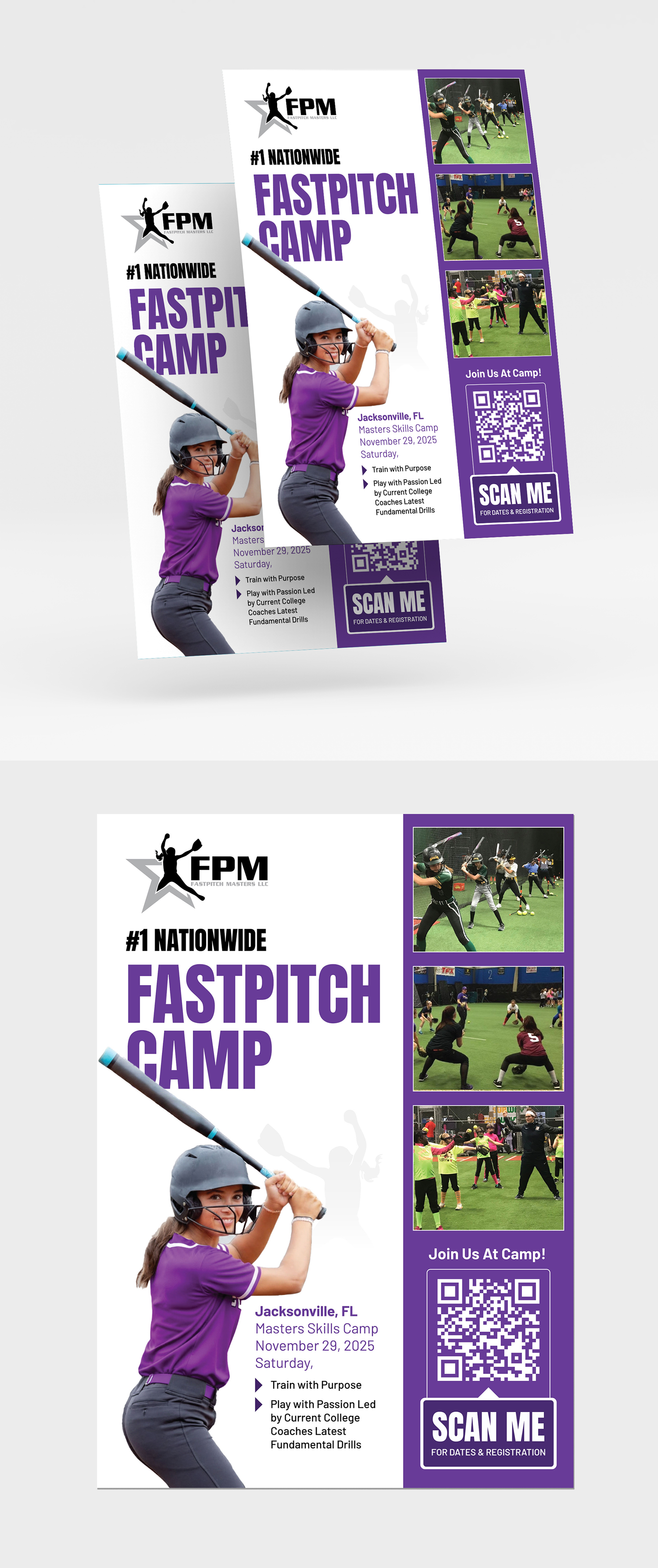 Flyer Design by vcreatived for Fastpitch Masters LLC | Design #36115191