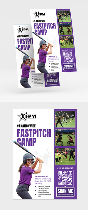 Flyer Design by vcreatived for Fastpitch Masters LLC | Design: #36122823