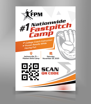Design de Flyer par Dzhafir pour Fastpitch Masters LLC | Design : #36021337