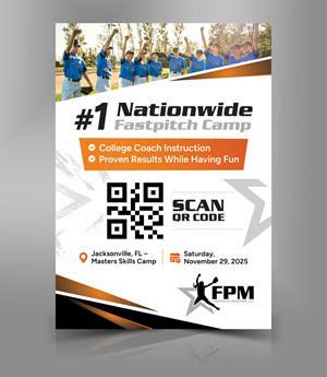 Design de Flyer par Dzhafir pour Fastpitch Masters LLC | Design : #36021338