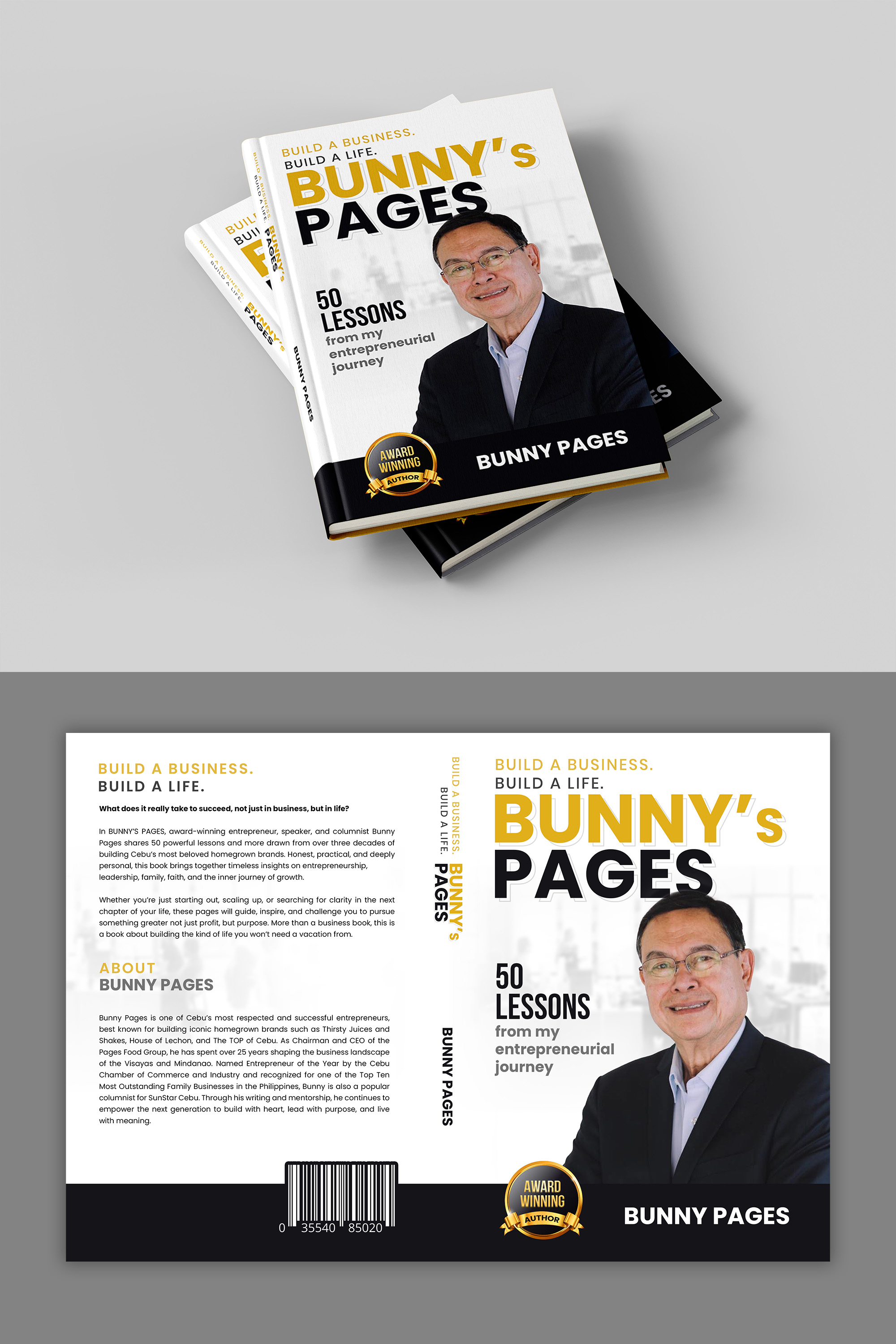Book Cover Design by ArtHive for PAGES HOLDINGS INC. | Design #36025804