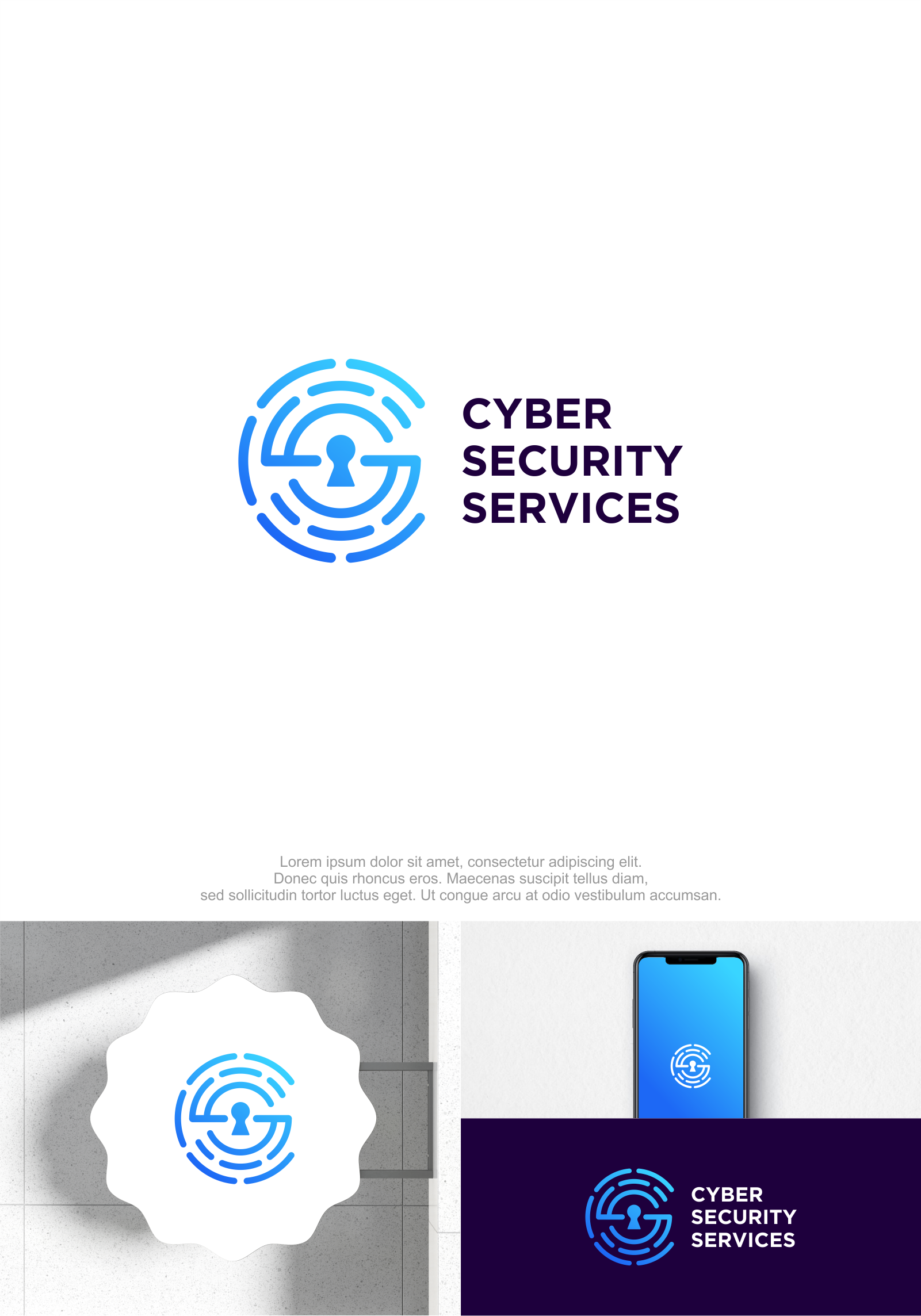 Logo Design by M.Syaiful Huda for Cyber Security Services  | Design #36024734